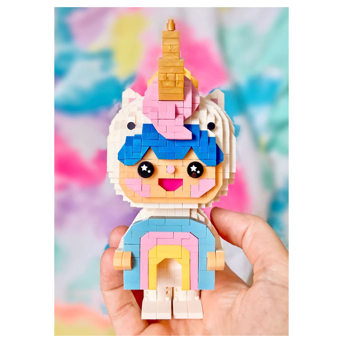 Rainbow Unicorn Momiji Mini Bricks 1046 Pc - Image 3