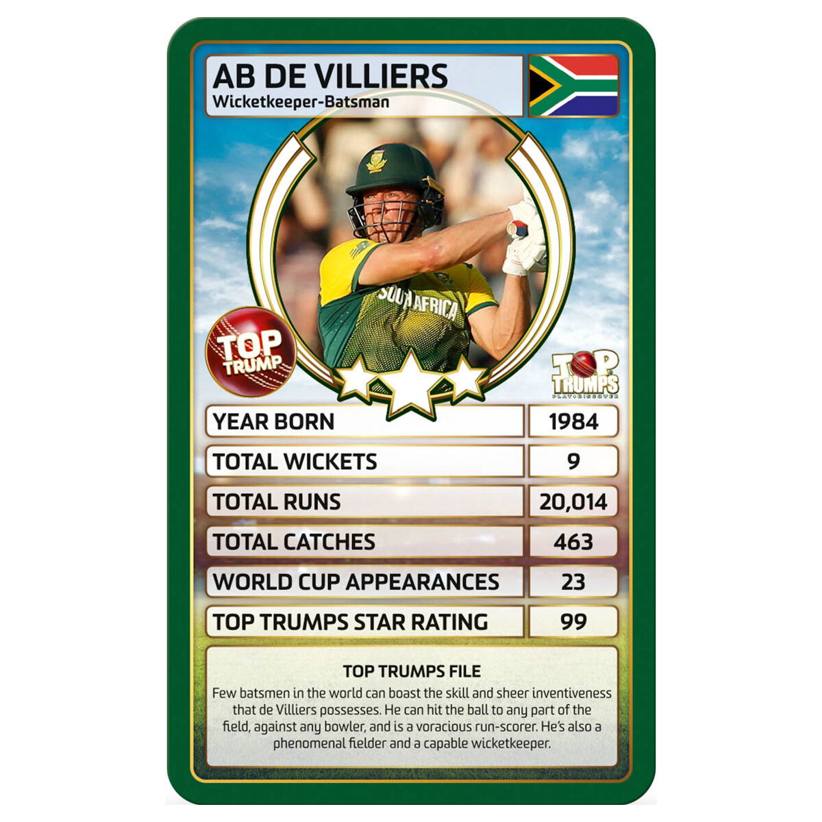Top Trumps Card Game World Cricket Stars 2018 Edition - Image 2