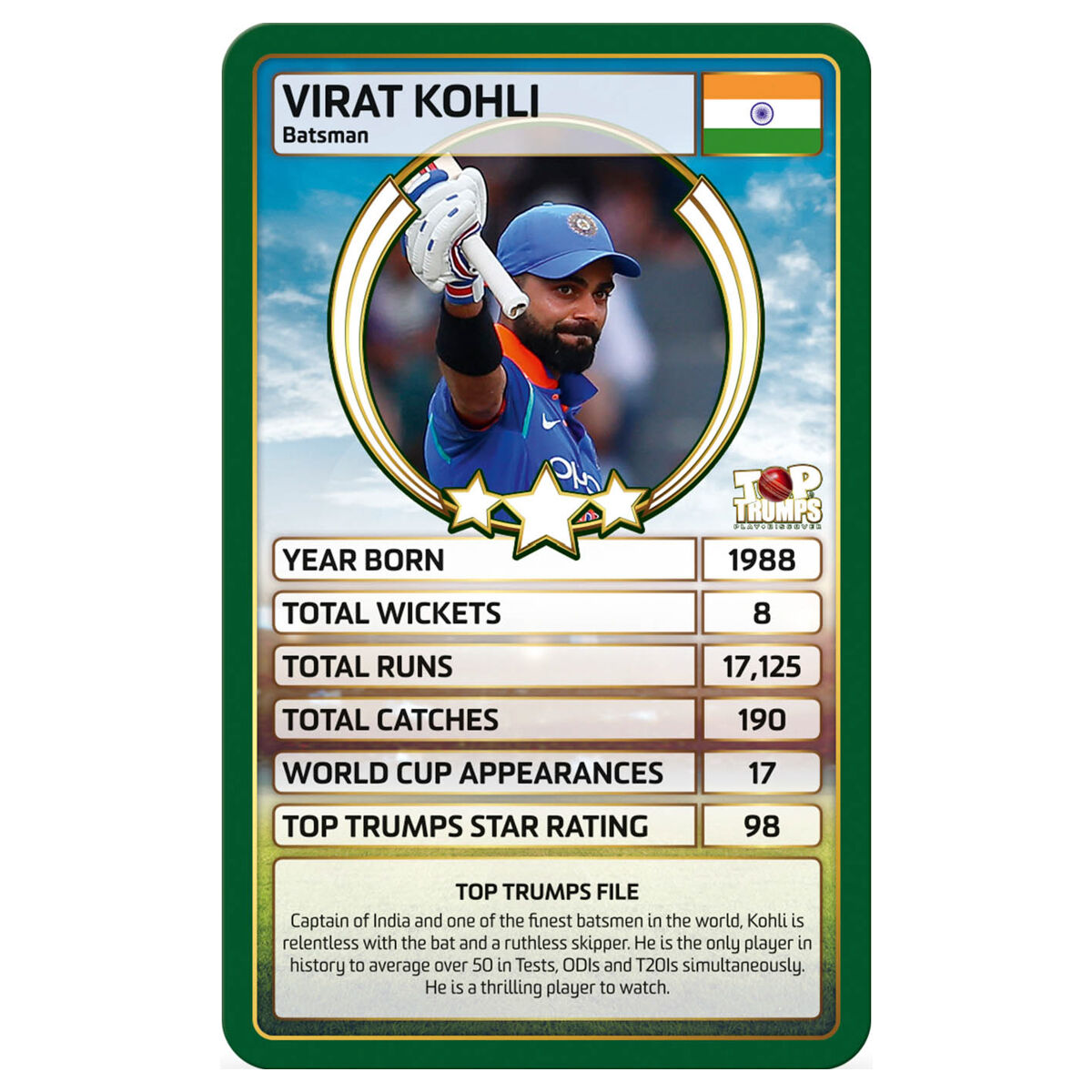 Top Trumps Card Game World Cricket Stars 2018 Edition - Image 4