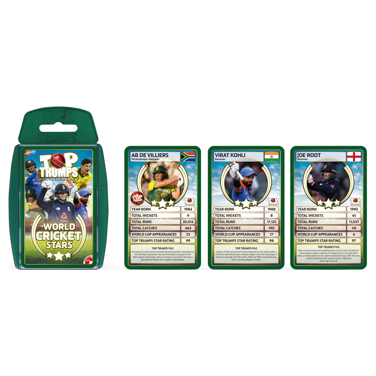 Top Trumps Card Game World Cricket Stars 2018 Edition - Image 1