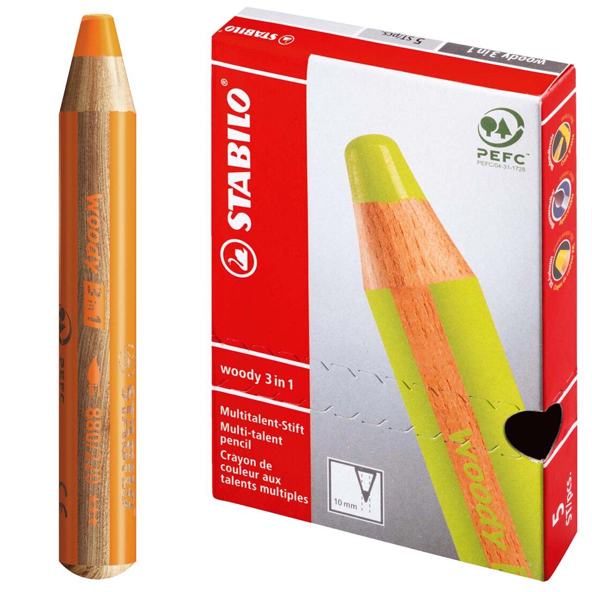  STABILO Woody 3 in 1 Multi Talent Pencil Crayon