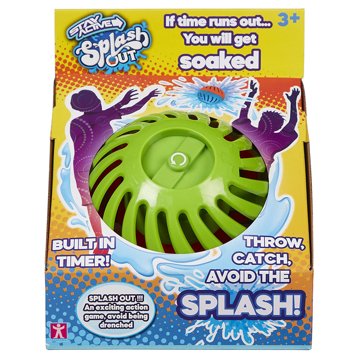 Stay Active Splash Out Throwing Catching Water Balloon Active Game Character - Image 1