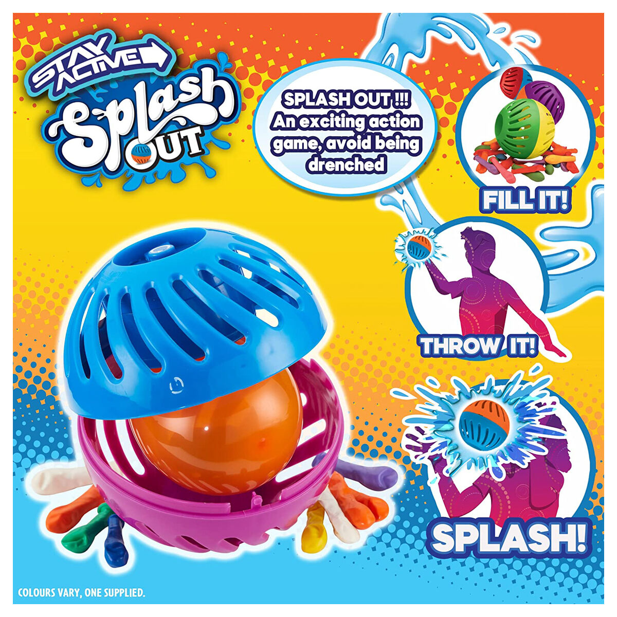 Stay Active Splash Out Throwing Catching Water Balloon Active Game Character - Image 4