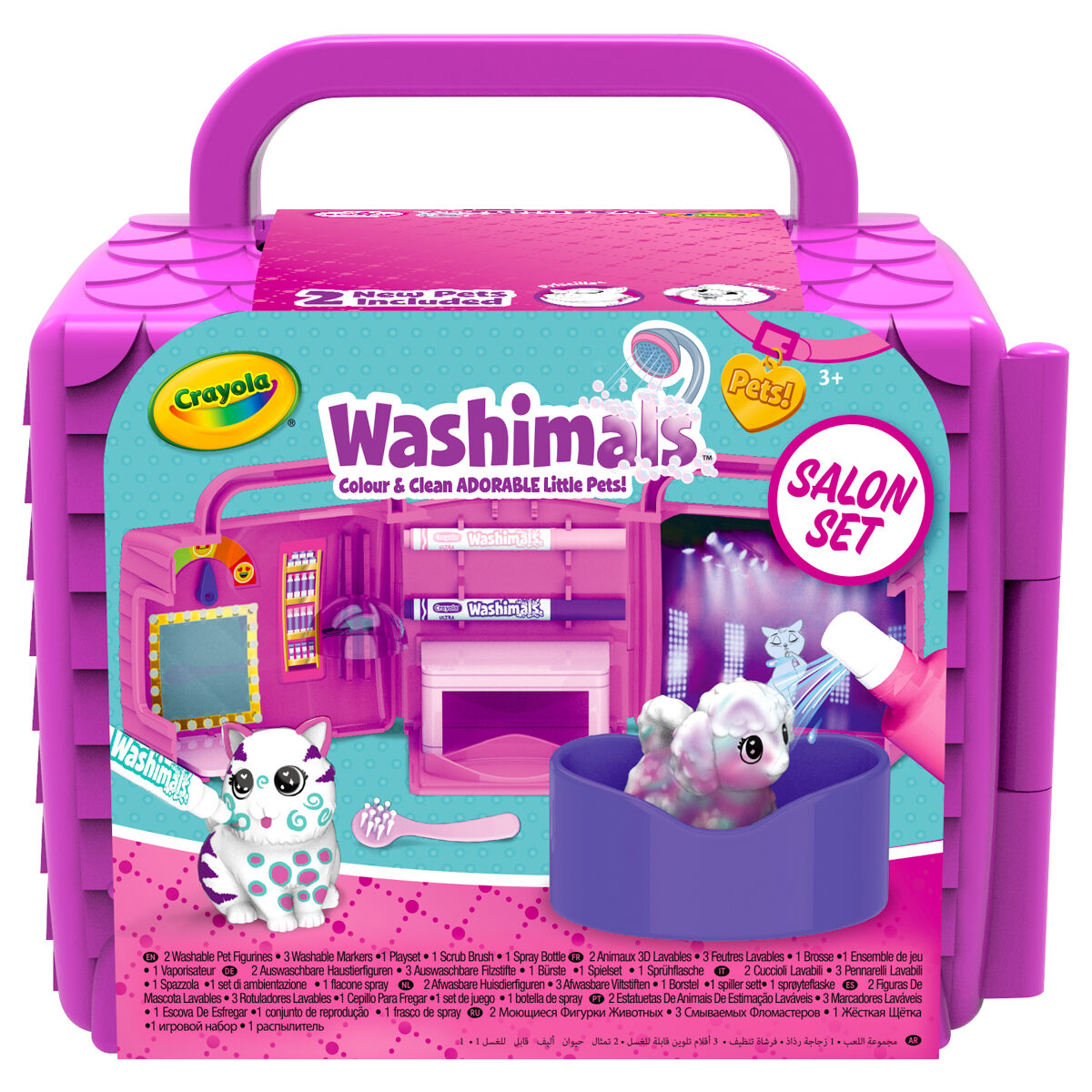 crayola washimals colour and wash pets playset