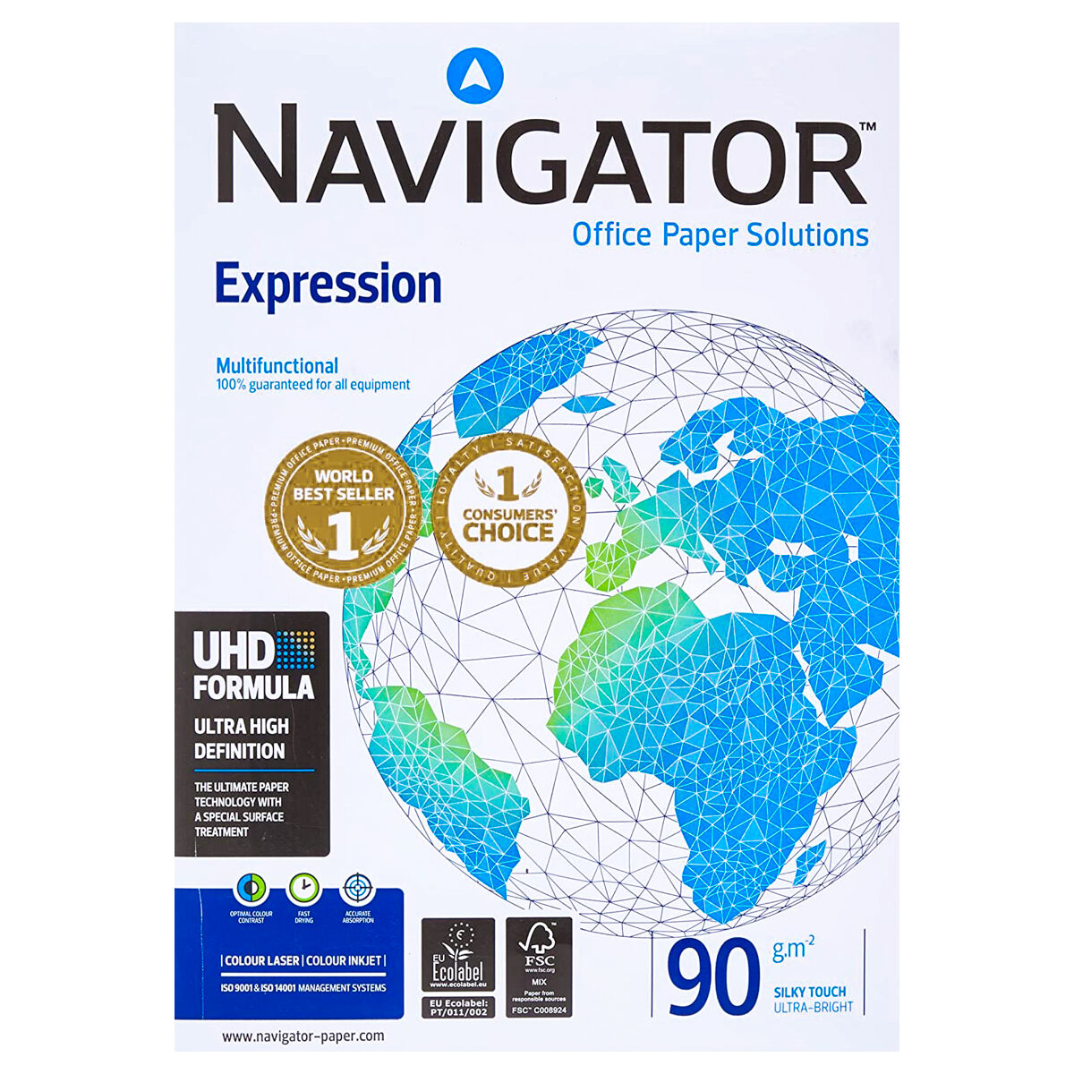 Navigator Expression Printer Paper Ream | A4 (210x297) mm | 90gm2 | 500 in Pack - Image 3