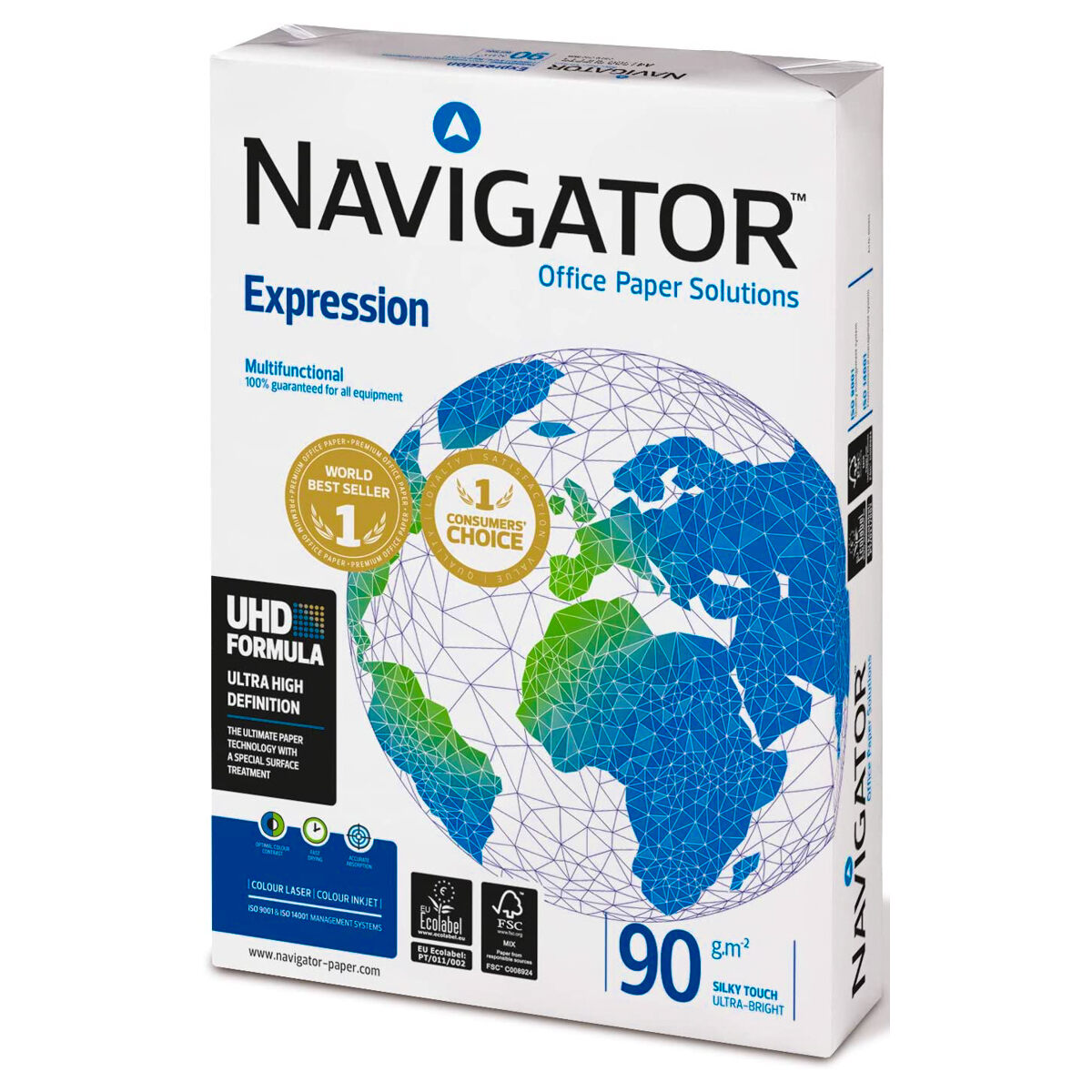 Navigator Expression Printer Paper Ream | A4 (210x297) mm | 90gm2 | 500 in Pack - Image 1
