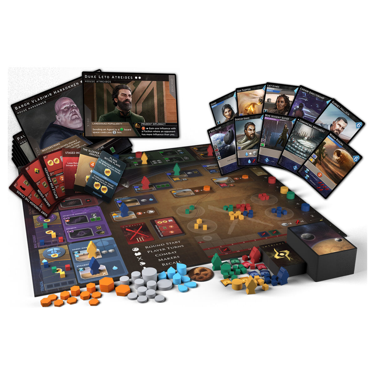 Dune Imperium Deck Building Strategie-Brettspiel, ab 14 Jahren, versiegelt – Bild 2