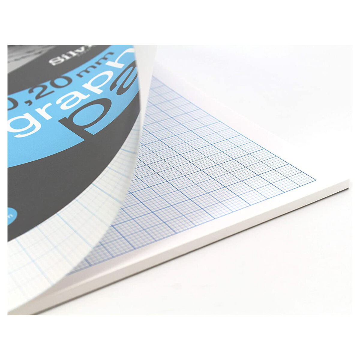Silvine A4 Professional Graph Pad 90gsm 2,10,20mm 50 Sheets Data Pad A4GP21020  - Image 3