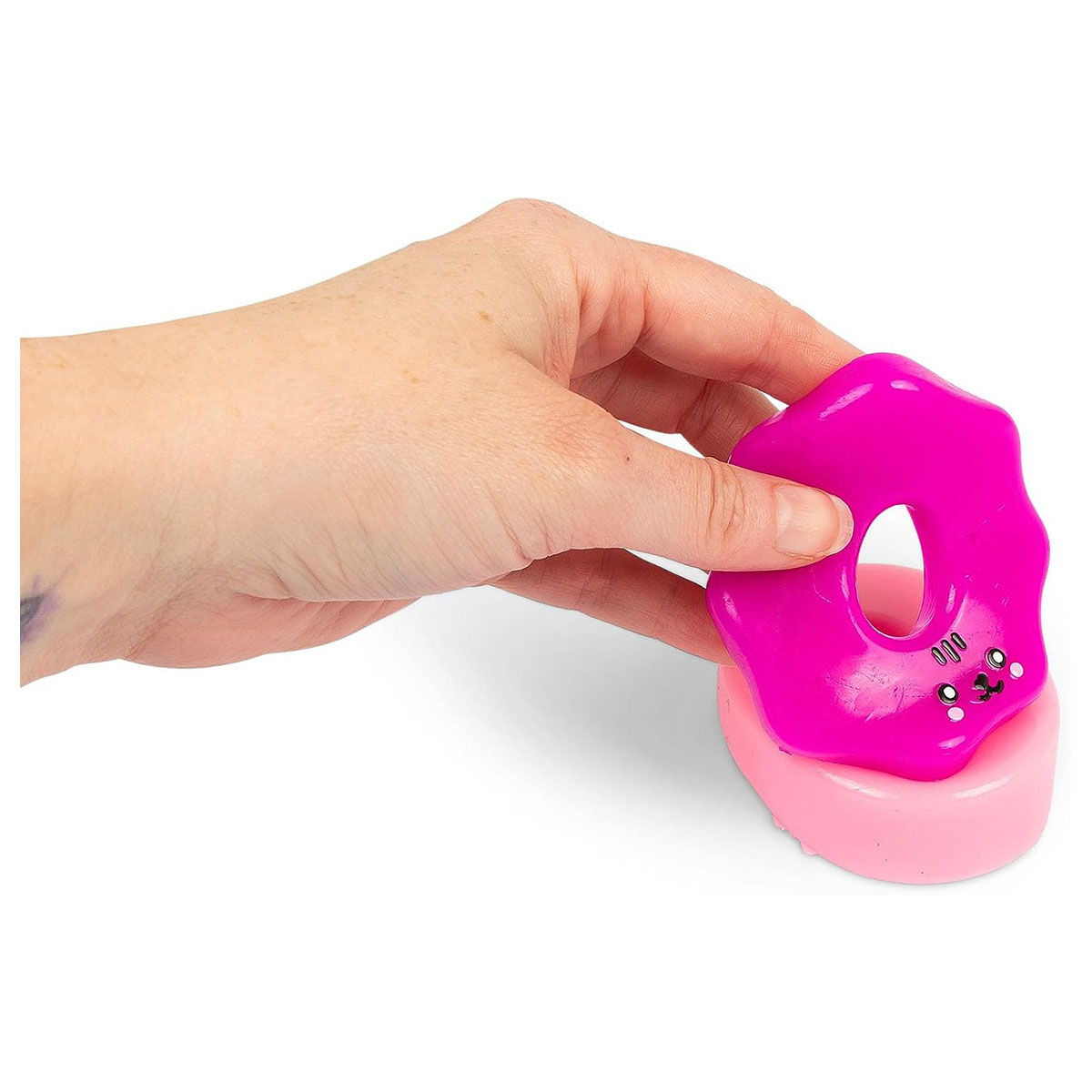 Scrunchems Sweet Treats Donut Squishy Sensory Fidget Stress Toy con bolsa 3+ - Imagen 3