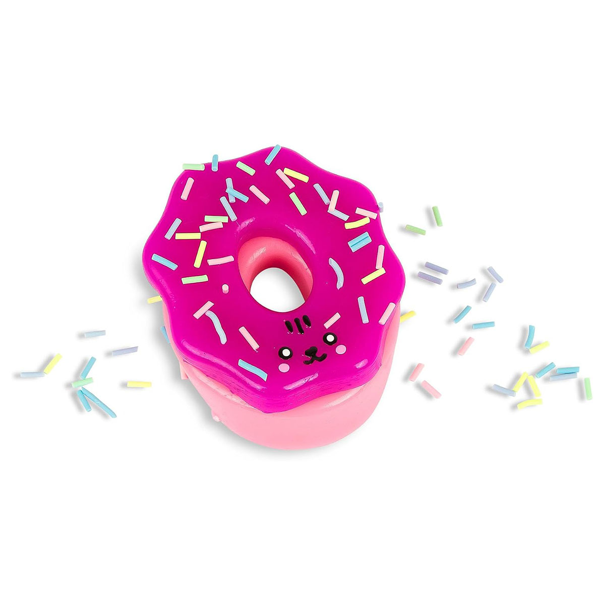 Scrunchems Sweet Treats Donut Squishy Sensory Fidget Stress Toy con bolsa 3+ - Imagen 4