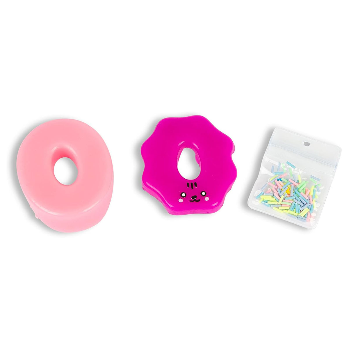 Scrunchems Sweet Treats Donut Squishy Sensory Fidget Stress Toy con bolsa 3+ - Imagen 2