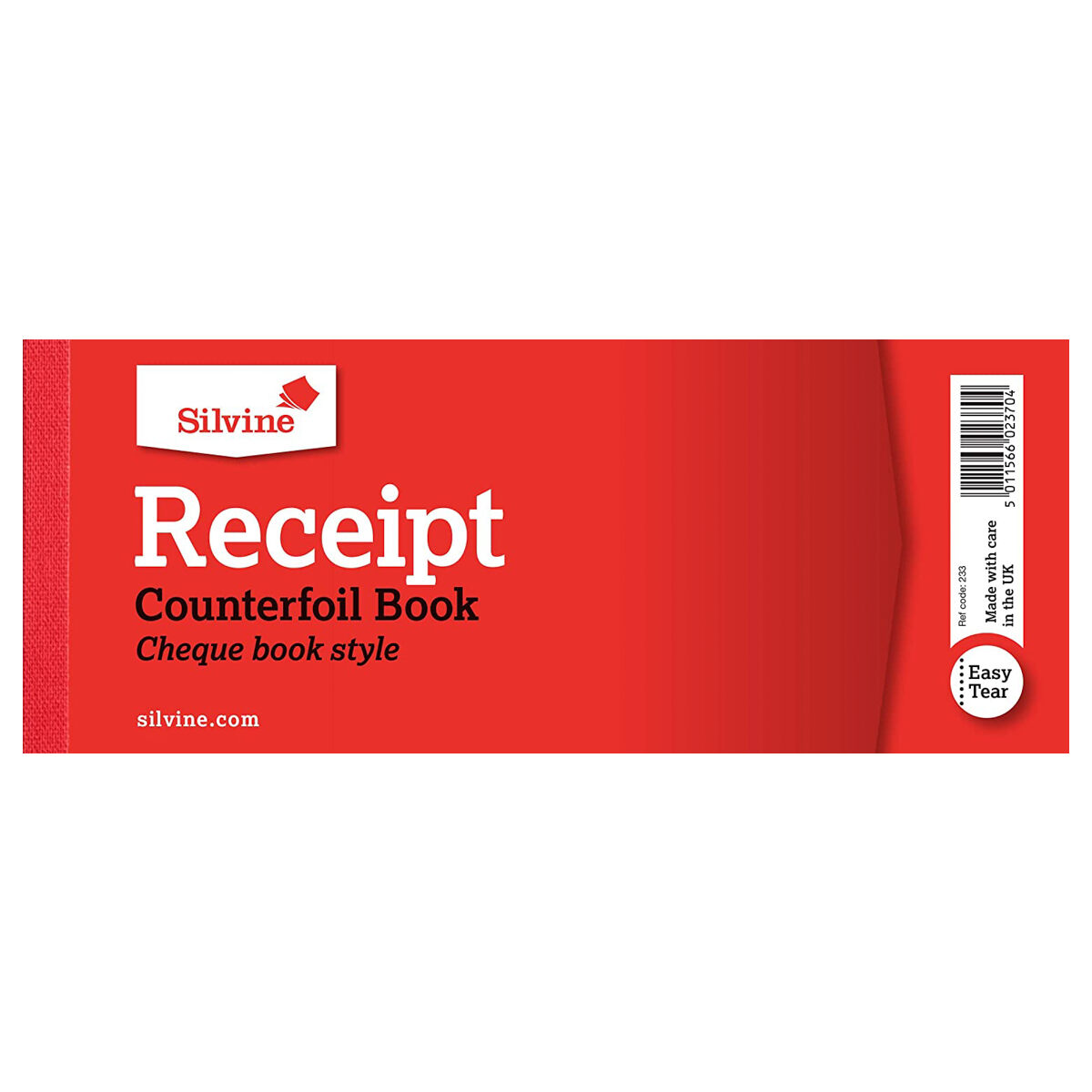 Silvine Duplicate Receipt Cheque-Book Style Receipt Book Counterfoil New 233 - Image 1