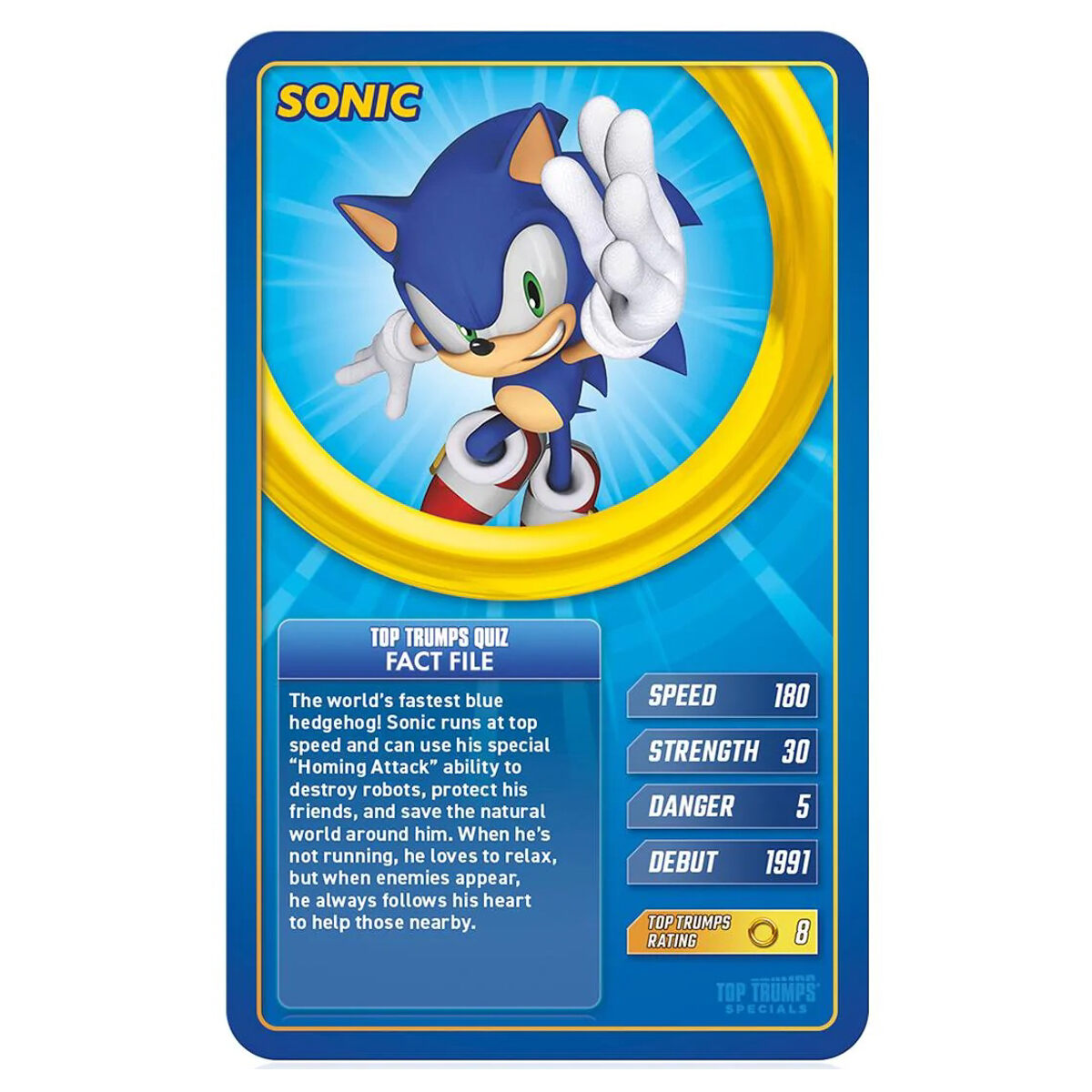 Top Trumps Specials Sonic The Hedgehog Edition Fun Card Game WM02859 Brand New  - Image 2