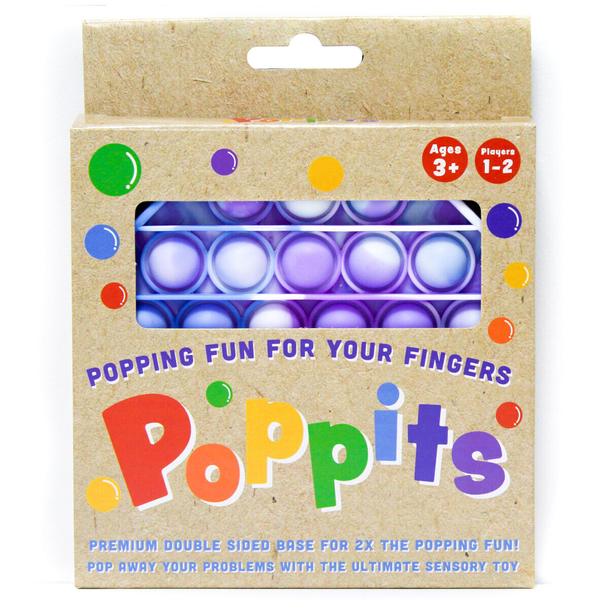 POPPITS Push Pop It Bubble Sensory Autism Fidget Stress Toys - UKCA  Certified