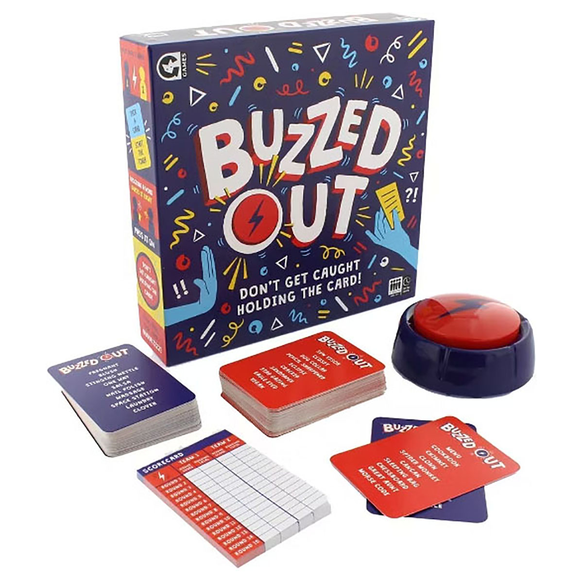 Buzzed Out Card Game - The Quick Thinking Word Game - Family Fun For All - Image 1