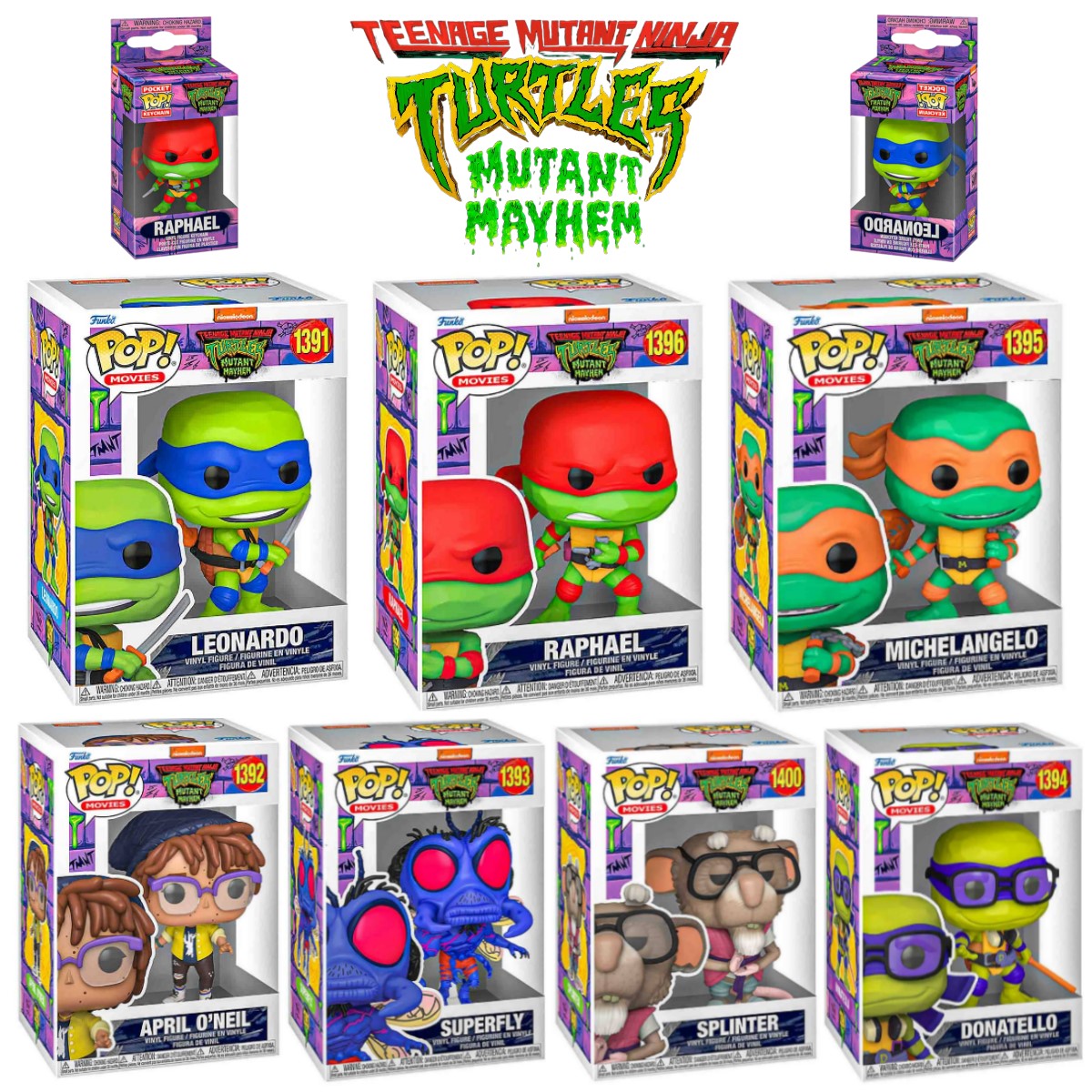 Funko TMNT Mutant Mayhem Movie Michelangelo Pocket Pop And Tee Fan