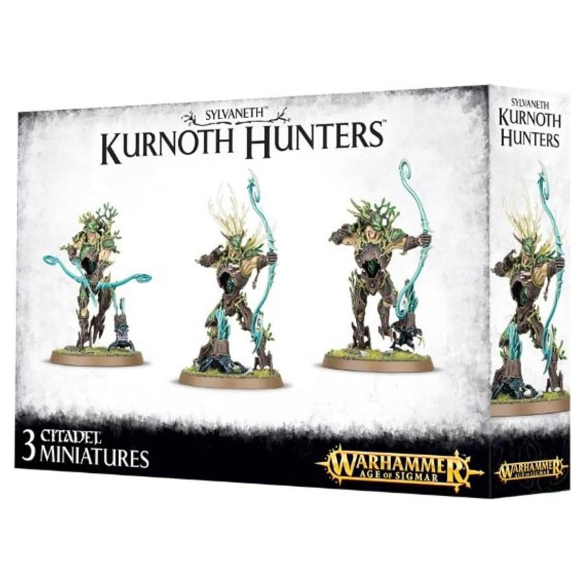 Warhammer Age of Sigmar Sylvaneth Kurnoth Hunters 3 Miniatures - Tout neuf - Image 1