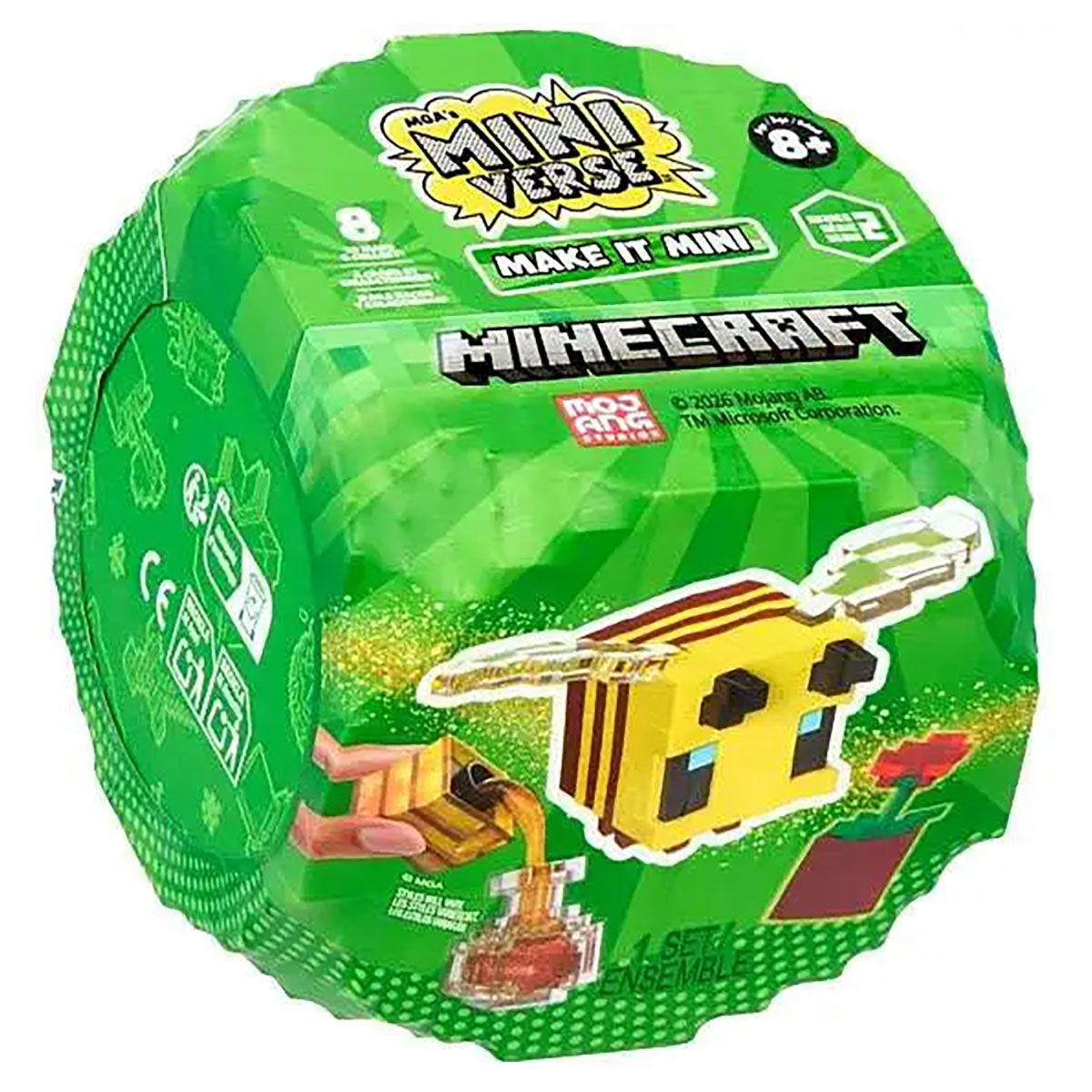 MGA Miniverse Make It Mini Minecraft Series 2 Mystery Capsule Collectible Toy - Image 1
