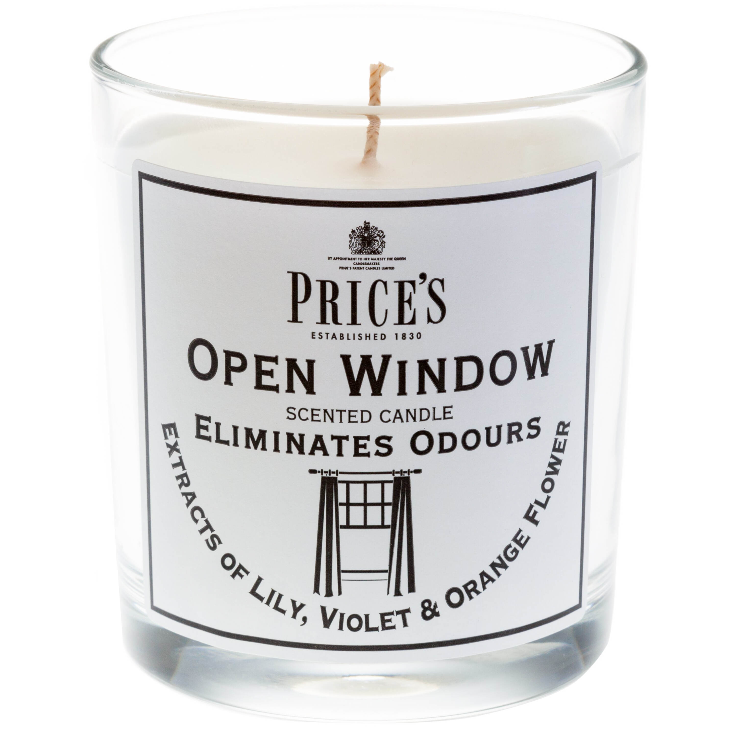 Price/'s Odour Eliminating Glass Jar Candles Range With Odourfoyl technology