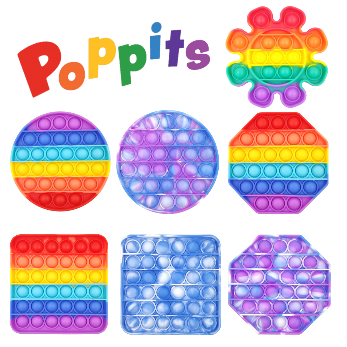 Pop It XXL Fidget Toy Sensoriel - Jeu Popit Antistress Avec Multiplication Et Addition Pour Enfants