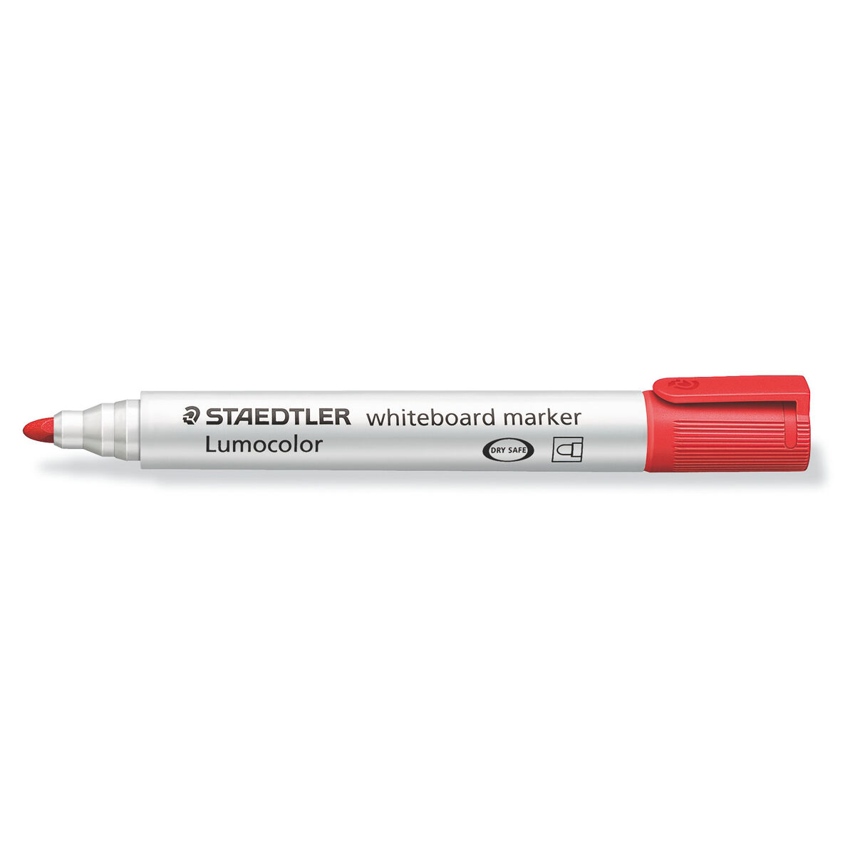 Staedtler | Lumocolor WhiteBoard Marker | Bullet Tip | Red | Dry Safe Marker | - Image 2