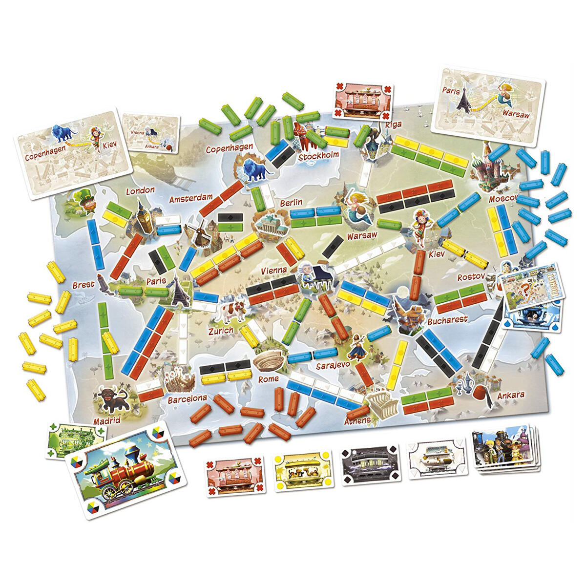 train travel board game