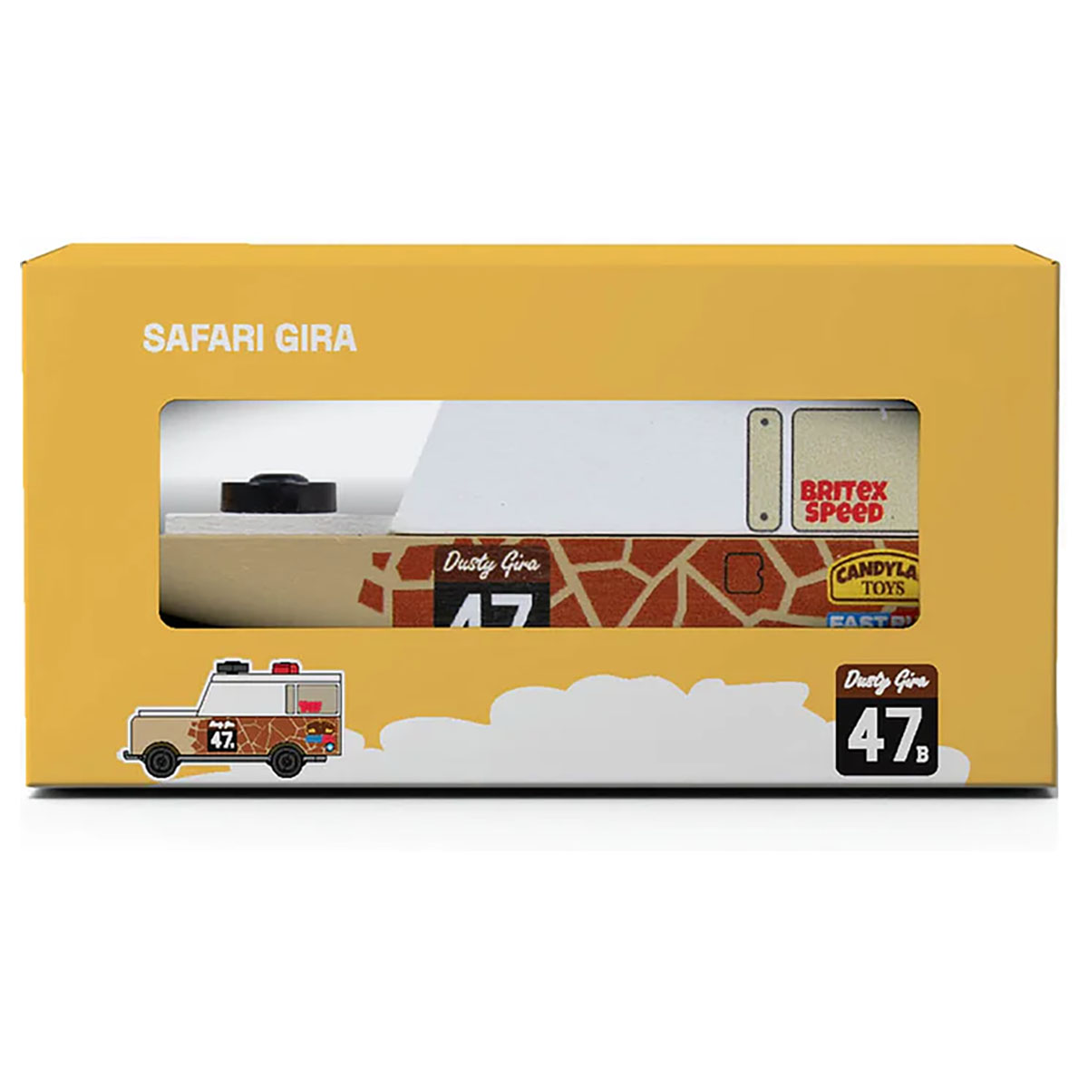 Little Concepts Safari Gira Drifter Truck Wooden Toy Car Kids Gift - Image 1