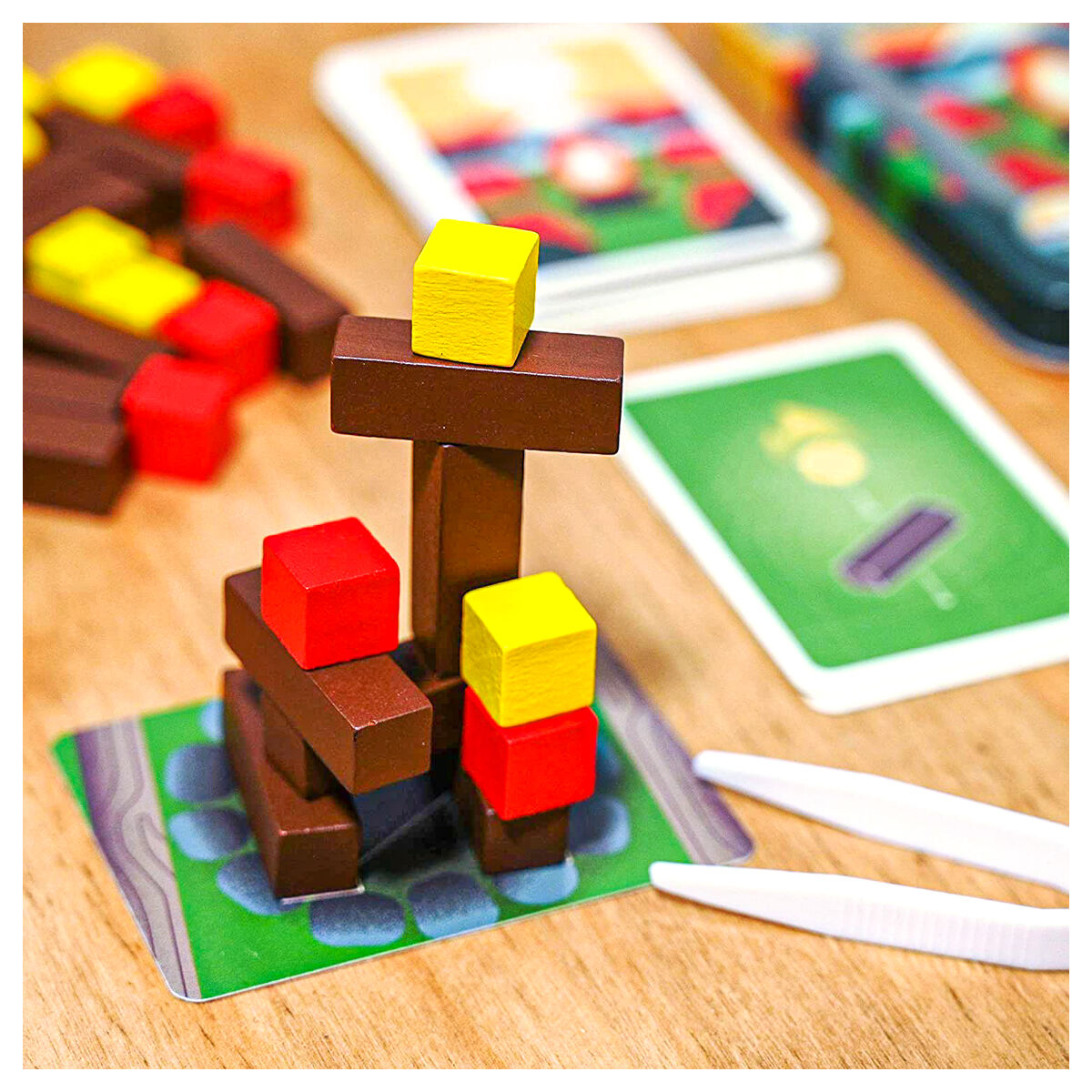 Tinderblox Fun Family Stacking Game In a Tin! Alley Cat Games Brand New - Image 2