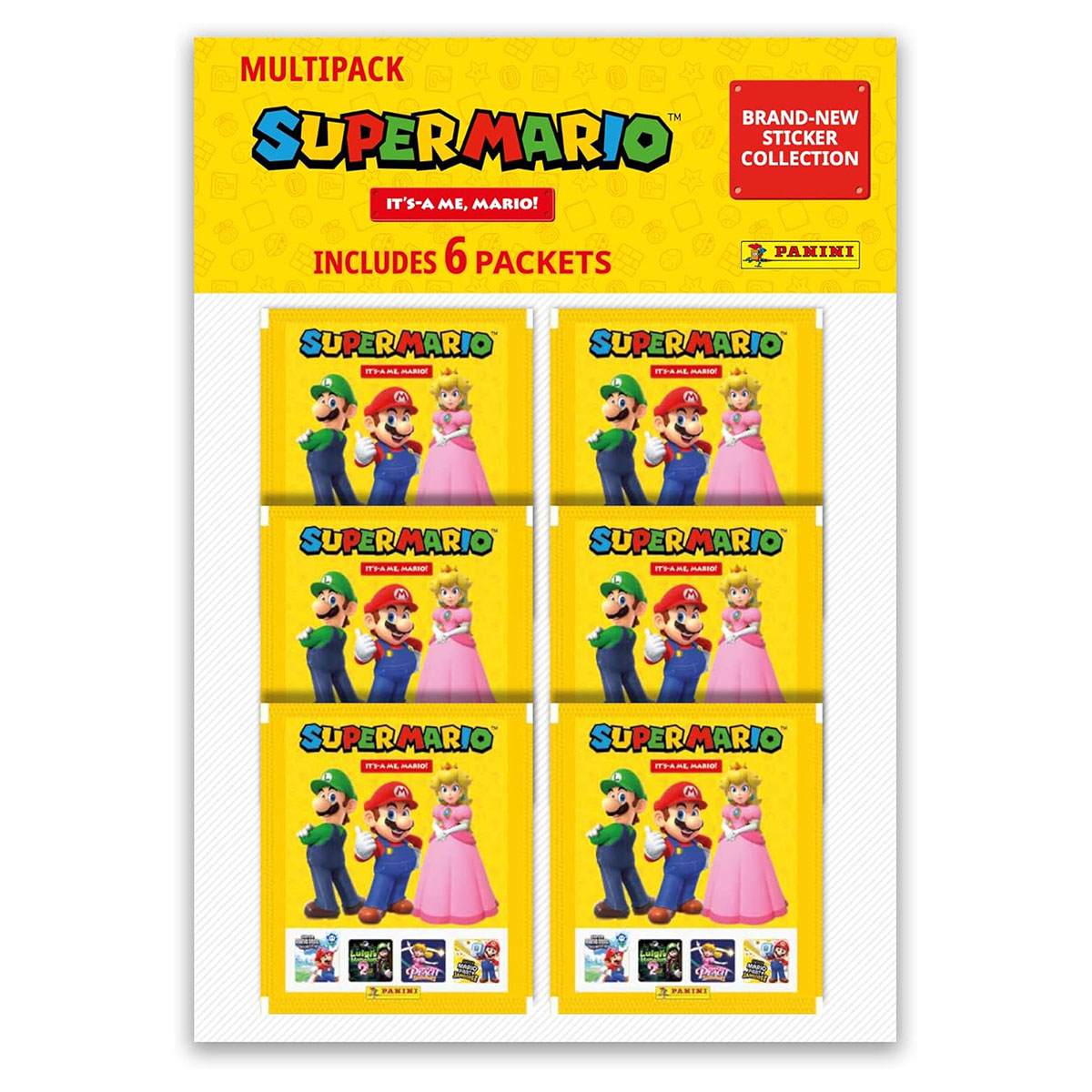 Super Mario It's-a Me Mario! Sticker Collection Multipack - Image 1