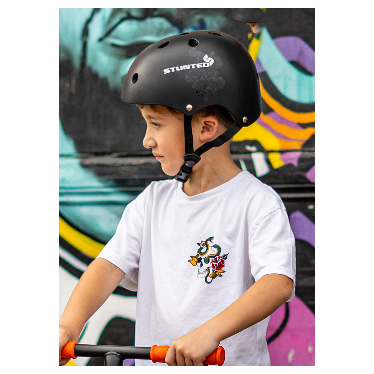 Stunted Ramp Helmet Adjustable Skate Scooter Helmet Ages 5+ - Image 5