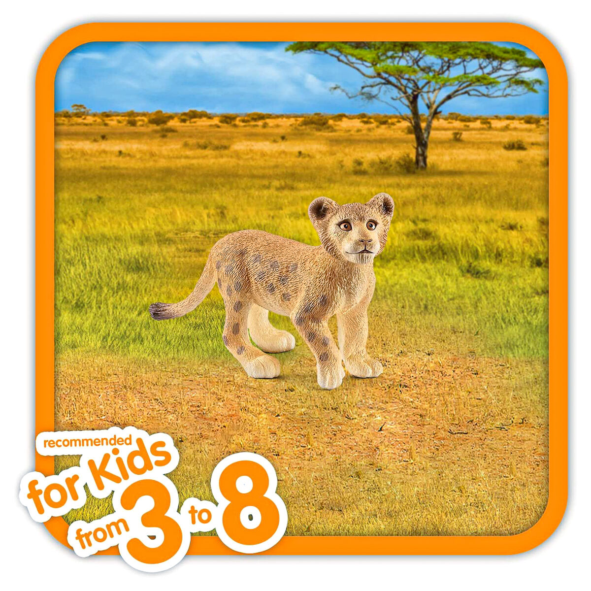 Schleich Lion Cub Small Detailed Educational Toy Figure 14813 Collectables Toys - Image 5