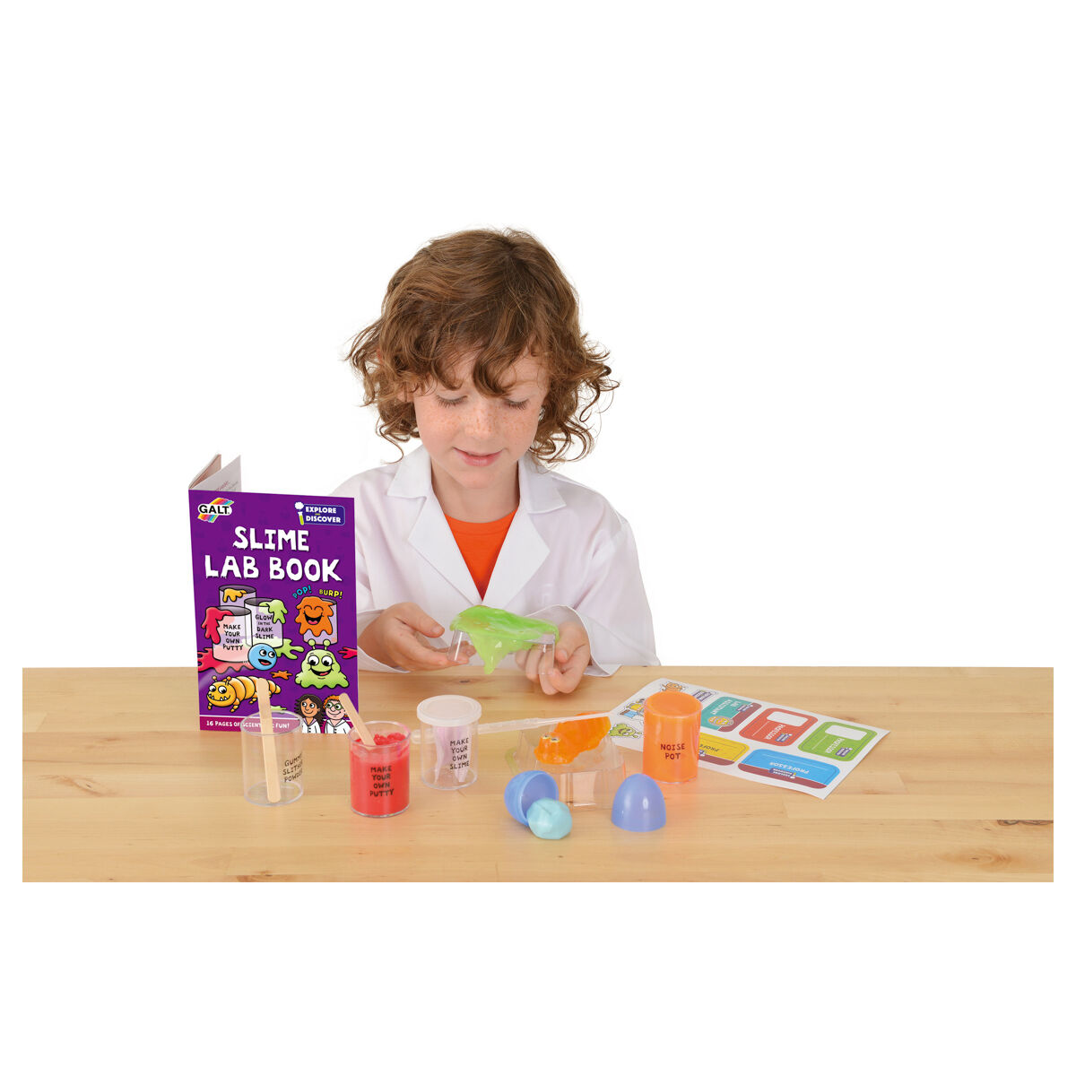 Galt Explore and Discover Slime Lab Science Kit For Kid Educational Toy Activity - Image 3