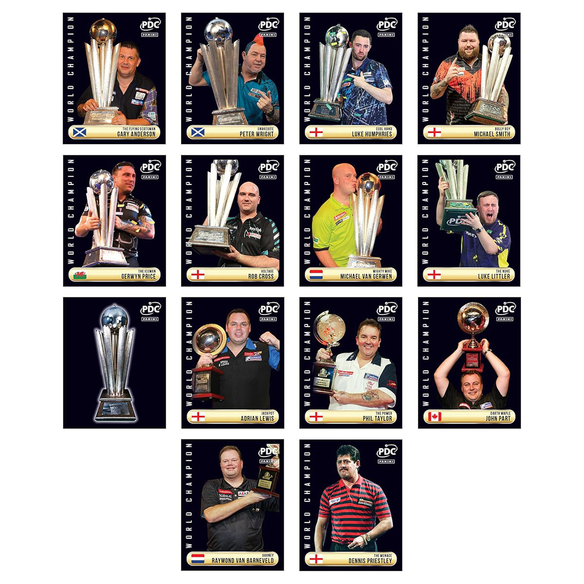 PDC 2026 World Championship Darts Sticker Collection Multipack - Image 4