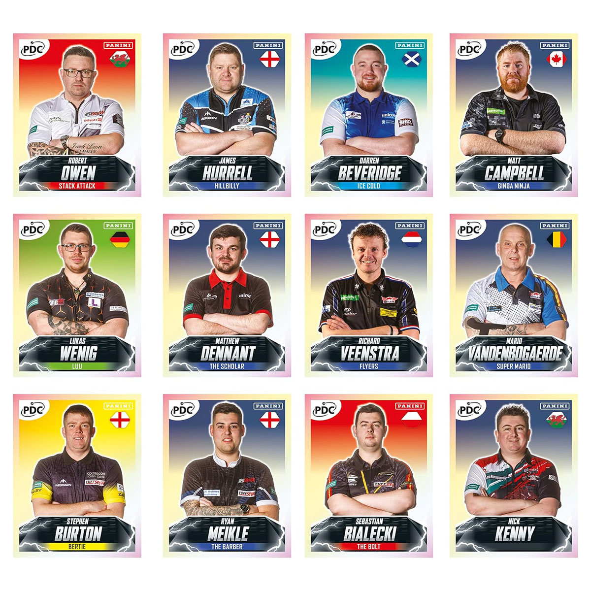 PDC 2026 World Championship Darts Sticker Collection Multipack - Image 5