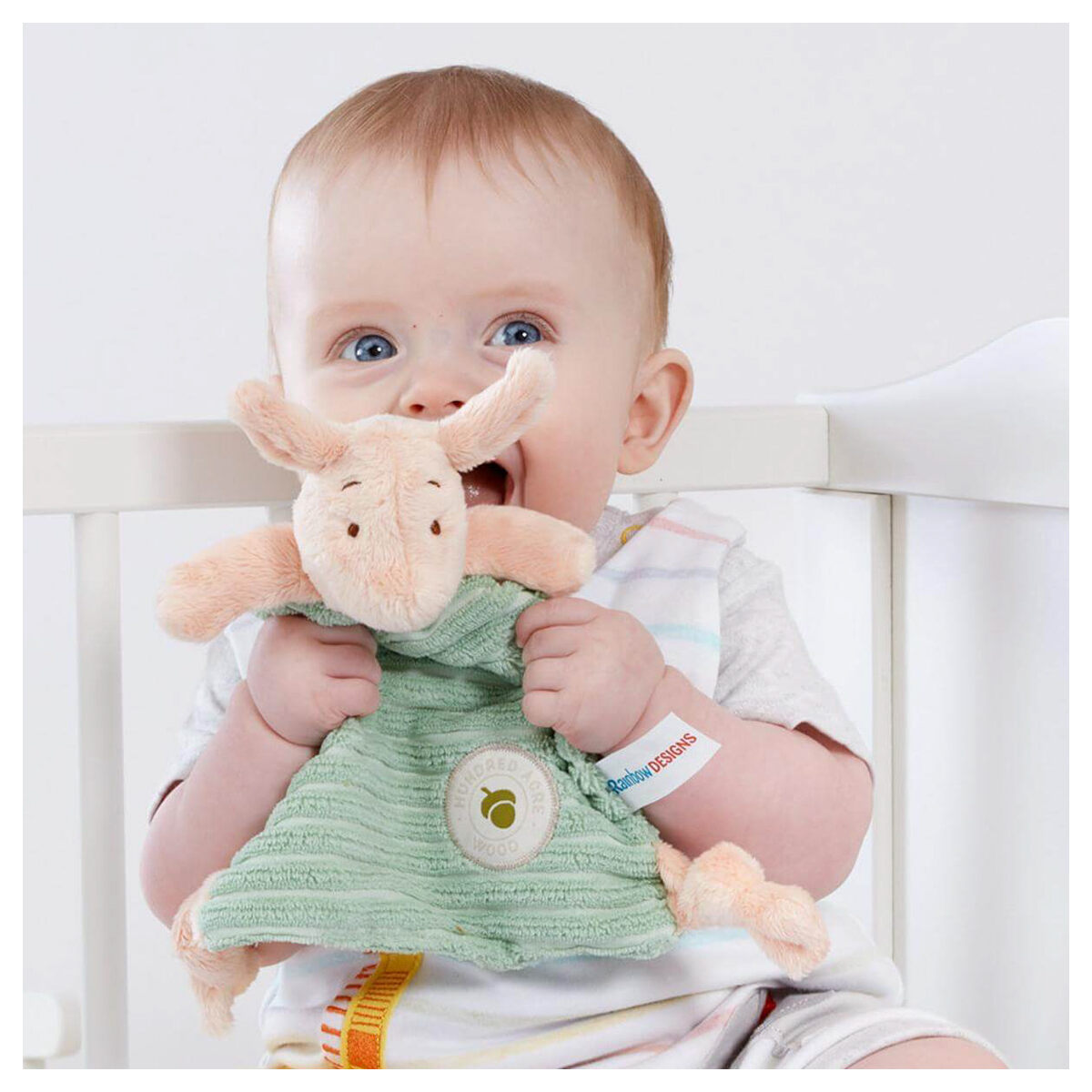 PIGLET COMFORTER BABY COMFORT BLABKET CUDDLY SOFT PLUSH TOY NEW BORN BABIES TOY - Image 3