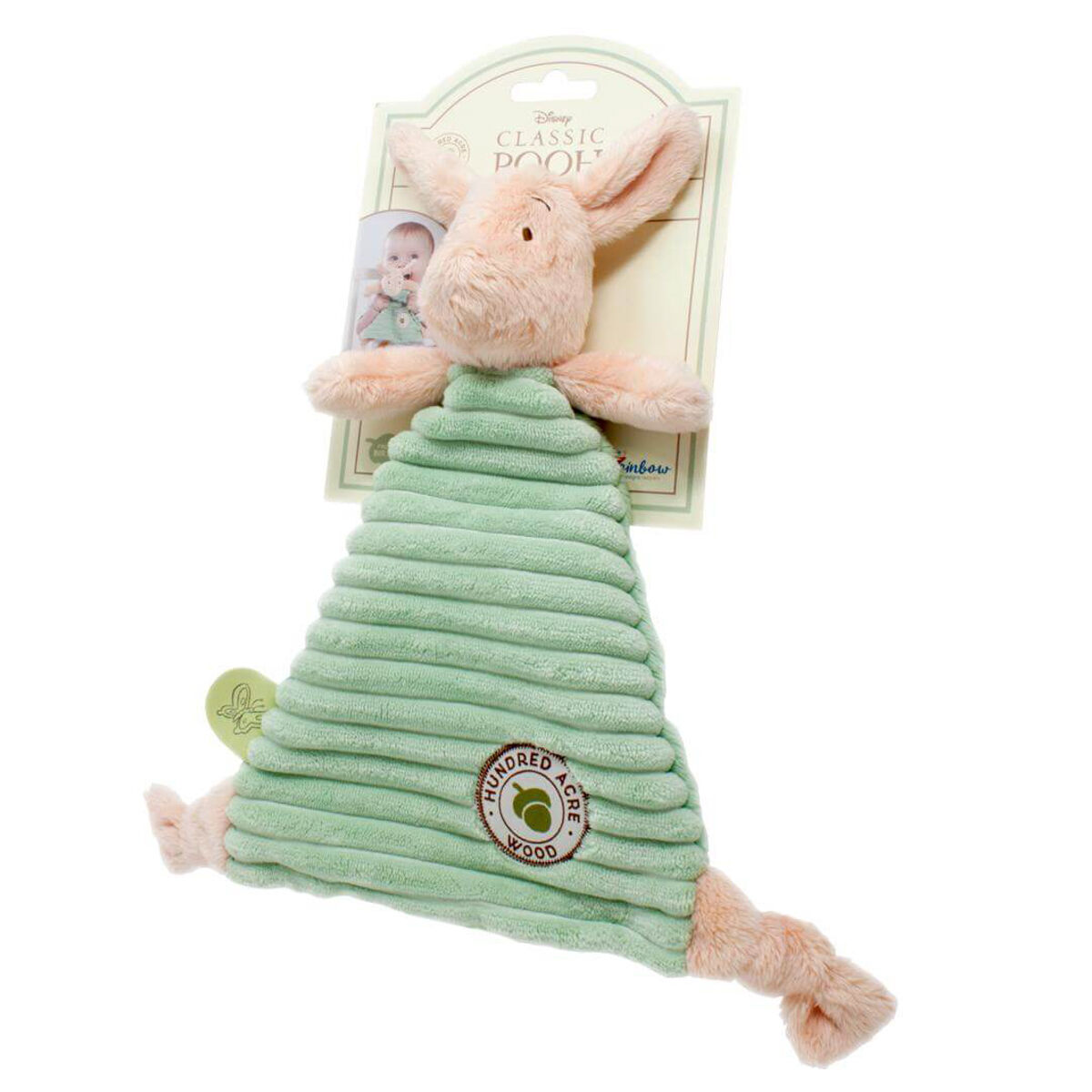 PIGLET COMFORTER BABY COMFORT BLABKET CUDDLY SOFT PLUSH TOY NEW BORN BABIES TOY - Image 2