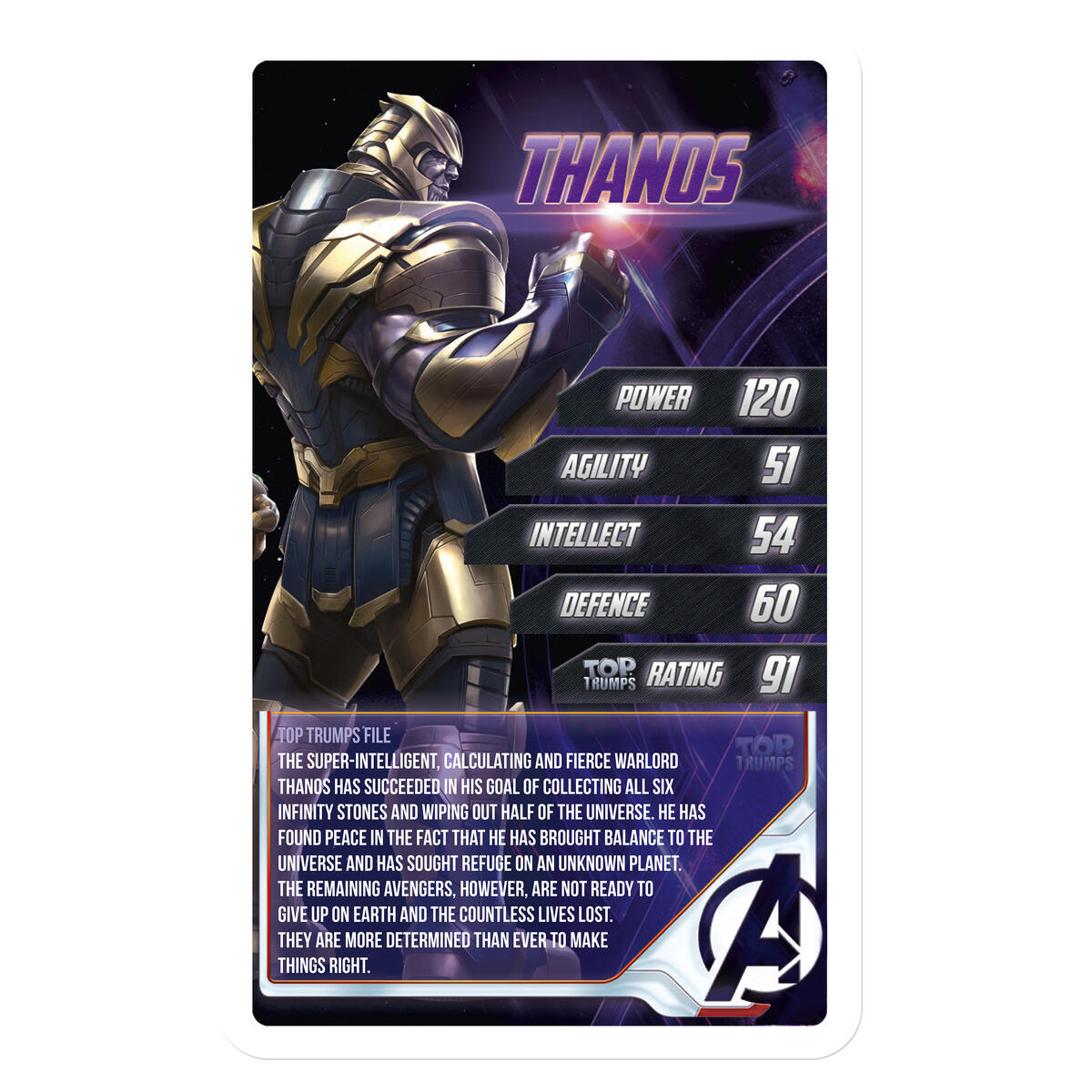 Marvel Top Trumps Avengers Endgame Travel Card Game For 2+ Players - Image 3