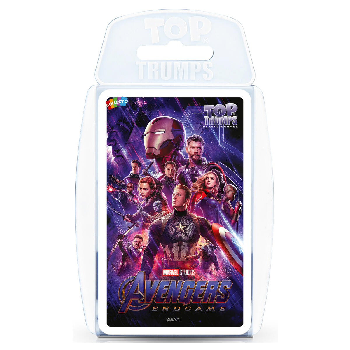 Marvel Top Trumps Avengers Endgame Travel Card Game For 2+ Players - Image 1
