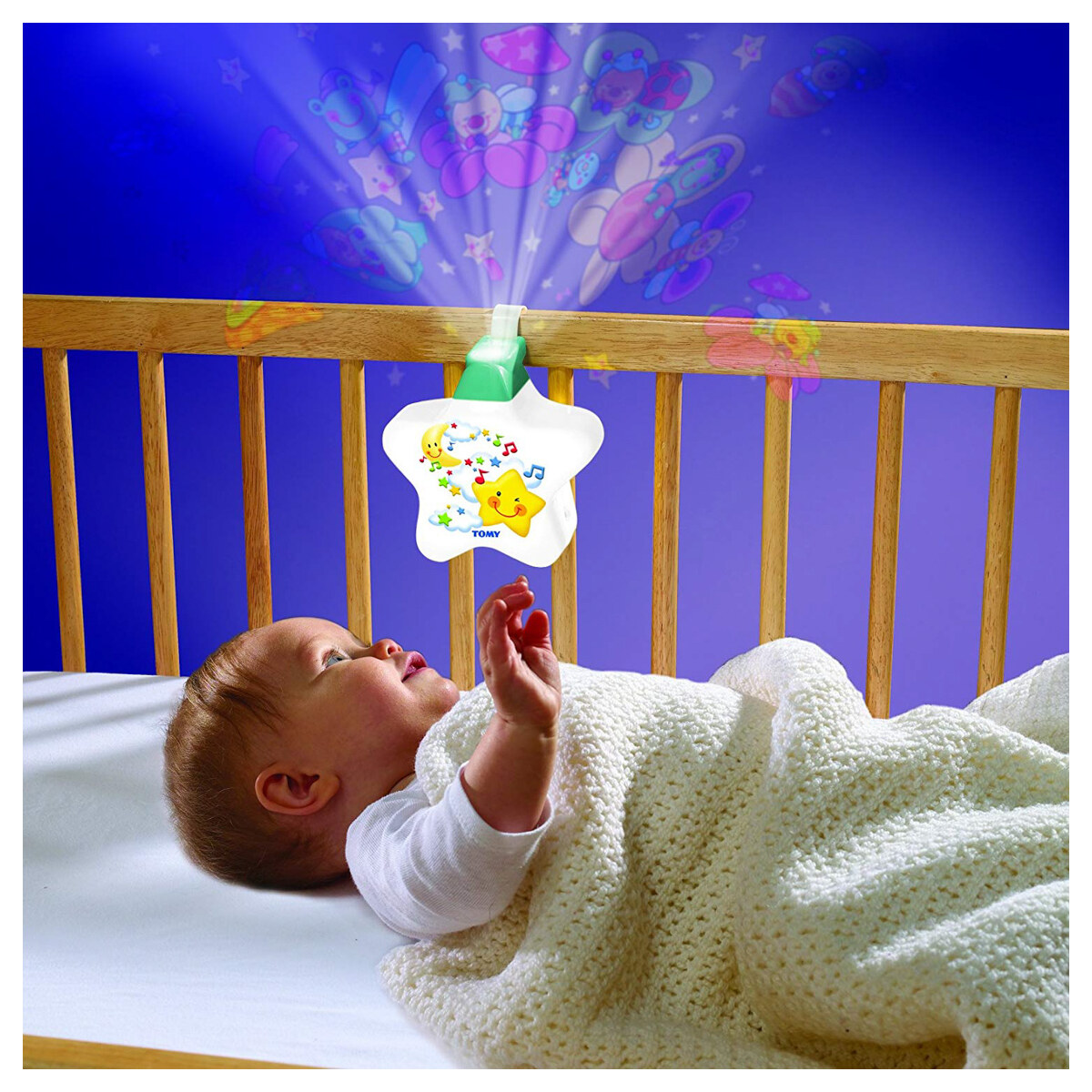 Details About Tomy First Years Starlight Dream Show Lights And Sounds Nightlight White