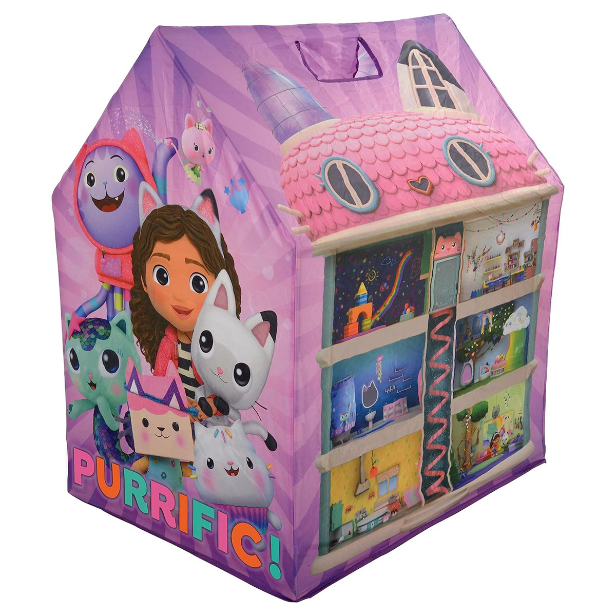 Gabby Dollhouse Kids Play Tent Indoor Outdoor Teepee Ages 2+ - Image 3