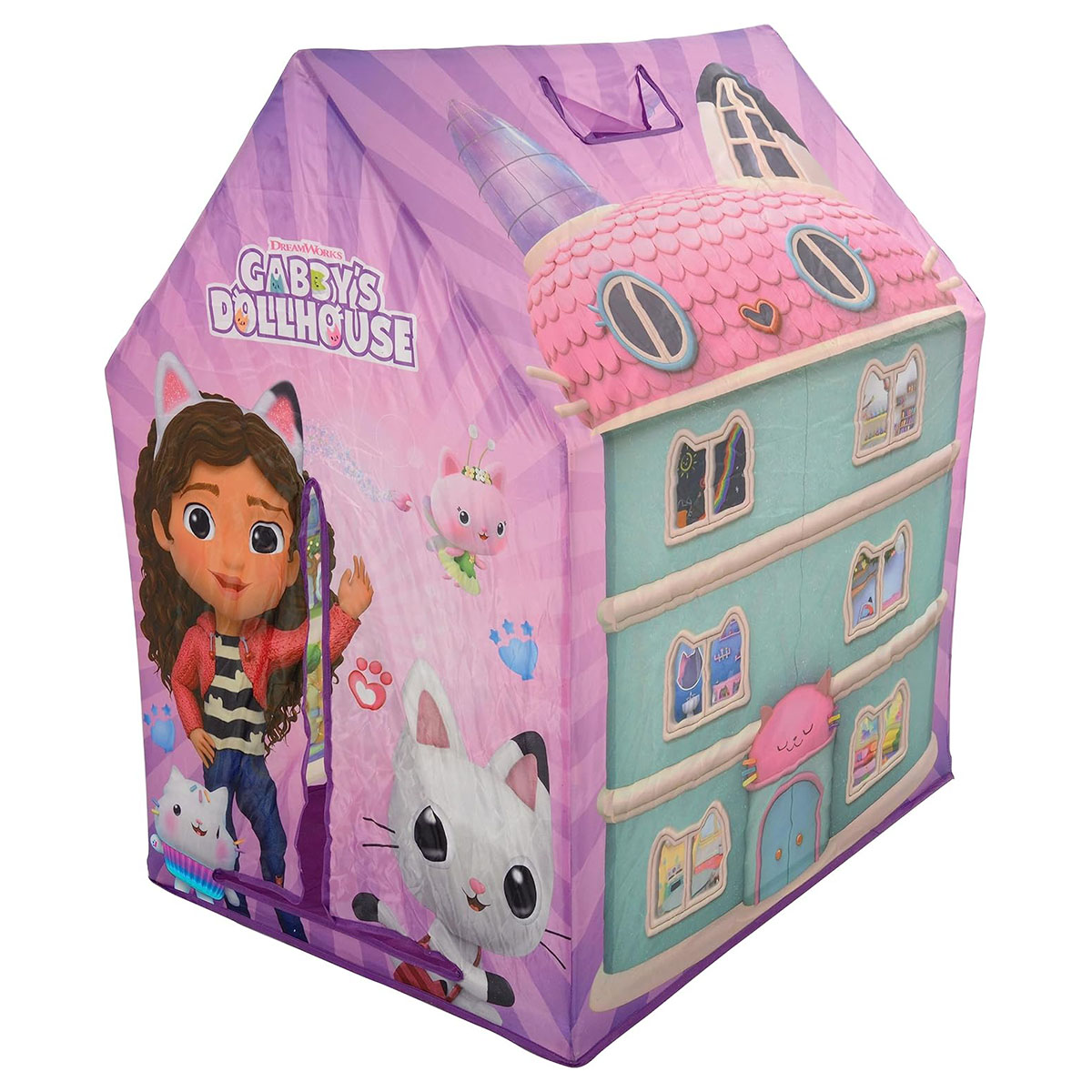 Gabby Dollhouse Kids Play Tent Indoor Outdoor Teepee Ages 2+ - Image 1