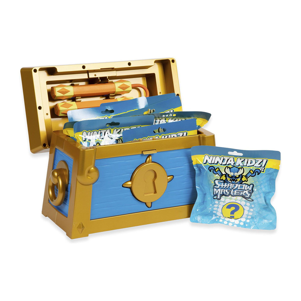 Ninja Kidz Shadow Masters Mystery Chest Überraschungsspielzeugset – Bild 2