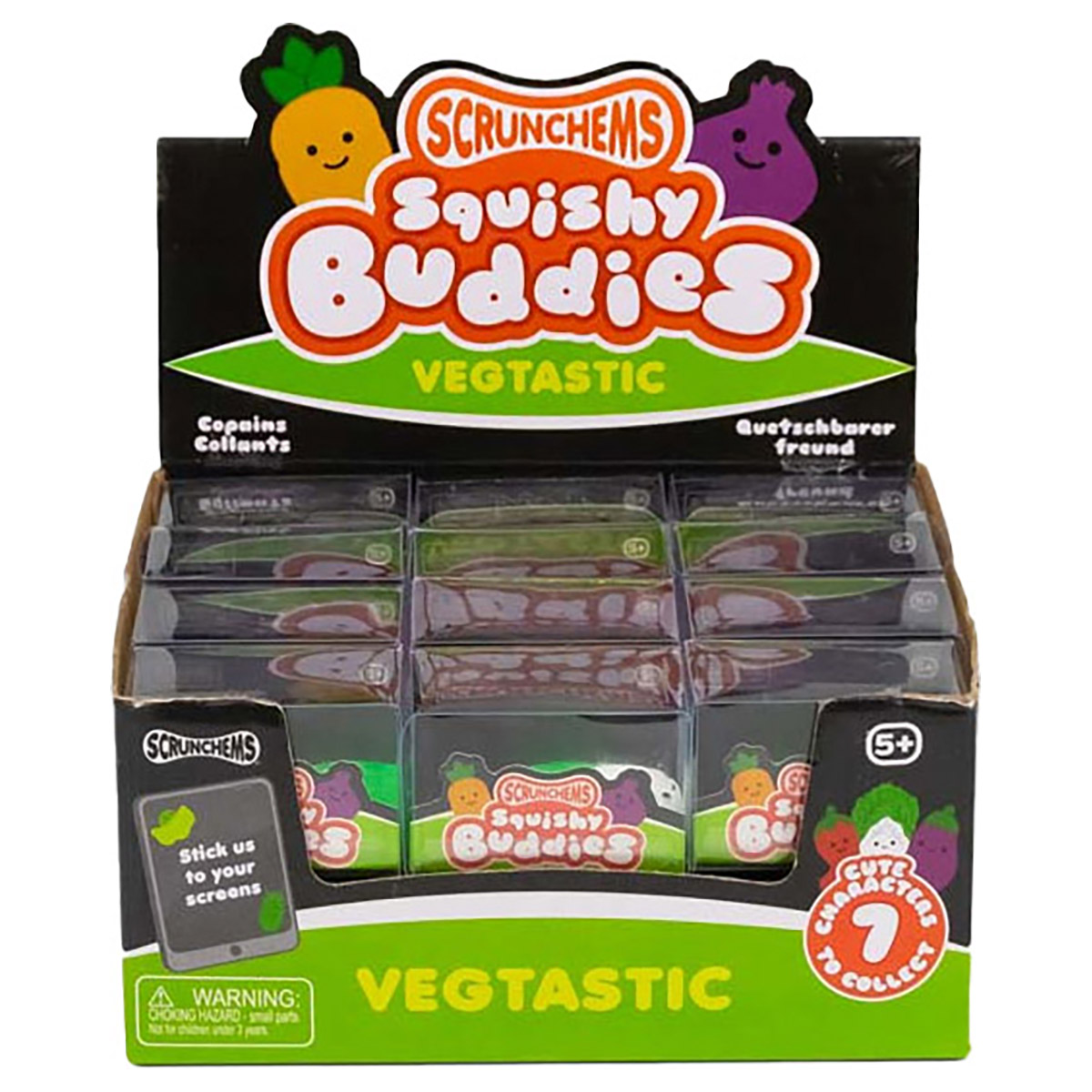 Tobar Fruit Squishy Buddies Sensory Fidget Soulagement du stress Jouet Assortiment Enfants 3+ - Image 3