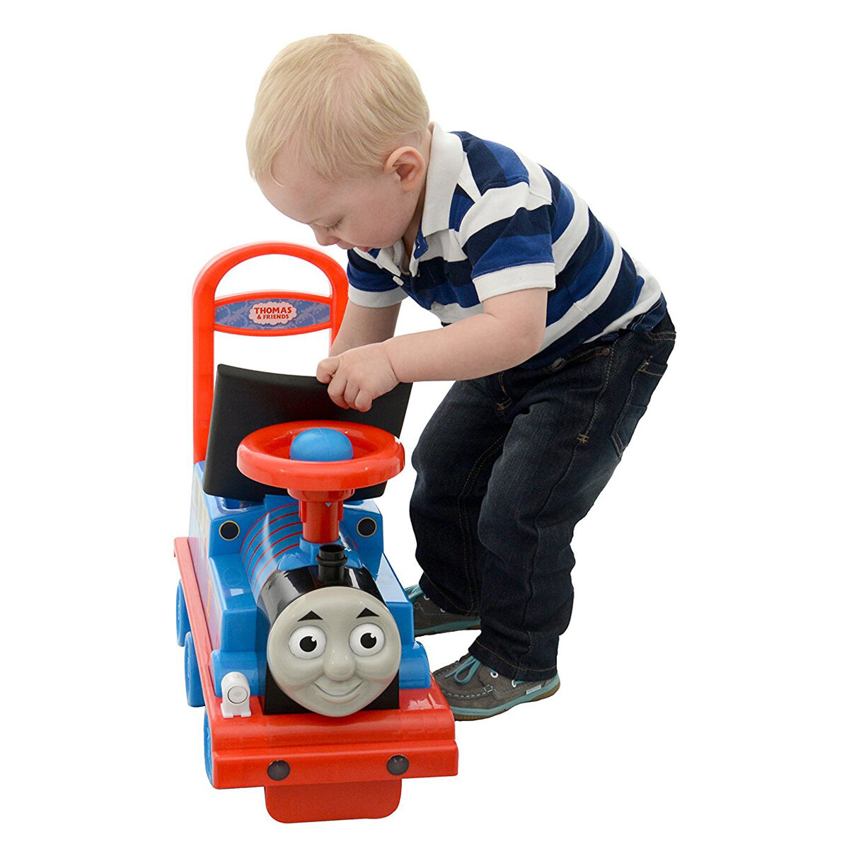 Thomas & Friends Thomas Engine Ride-On Indoor Outdoor Activity Toy MV Sports - Image 2