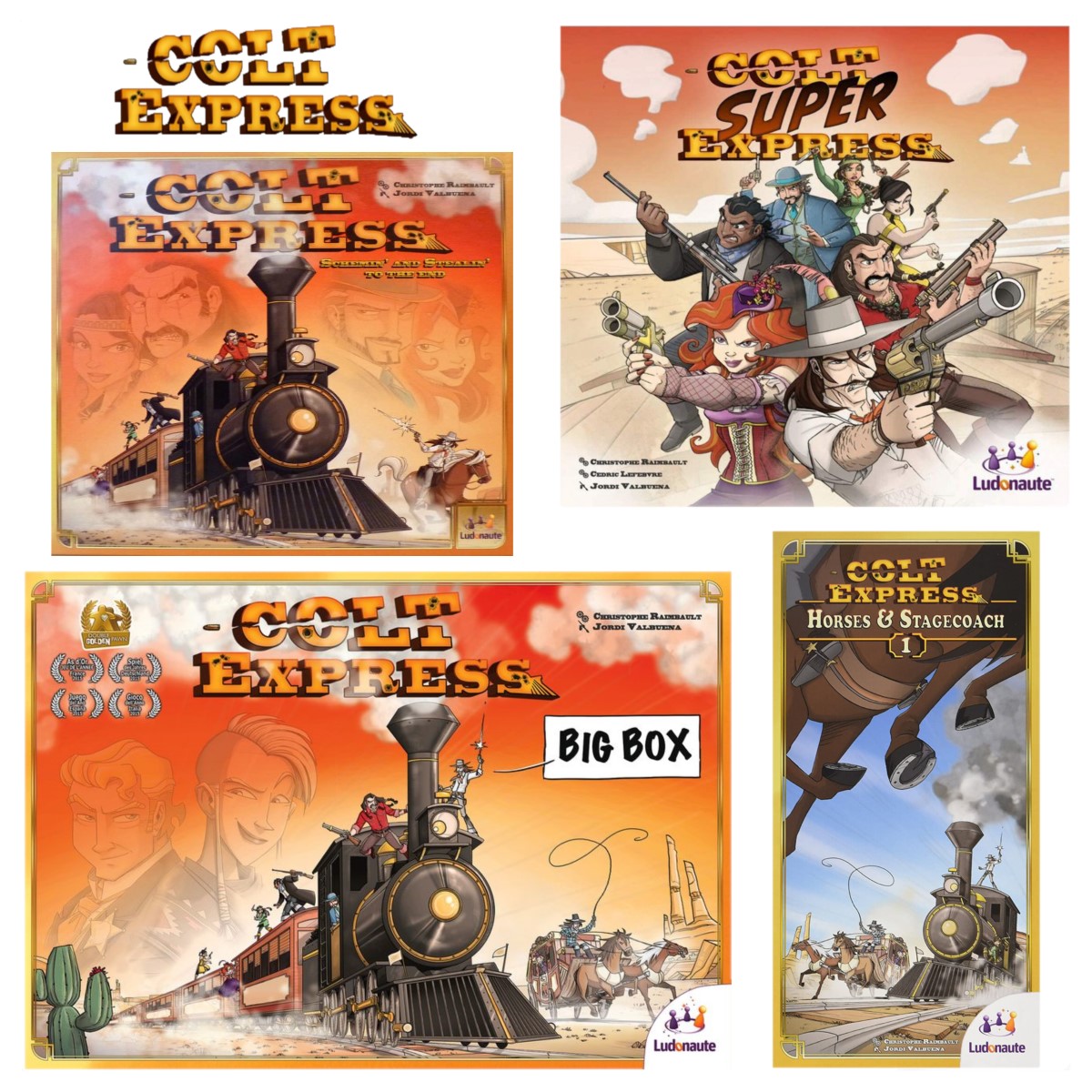 Colt Express | Super Express, Big Box Edition, Horses & Stagecoaches Expansion - Image 2