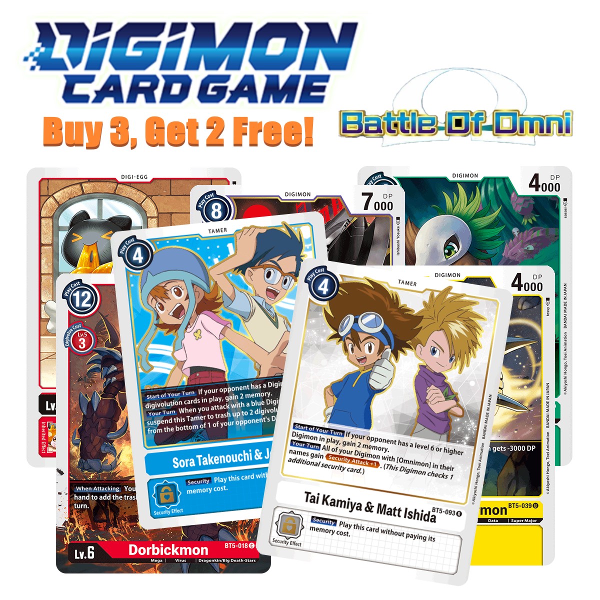 Digimon TCG : Battle of Omni – Commons, Uncommons und Rares – Bild 1