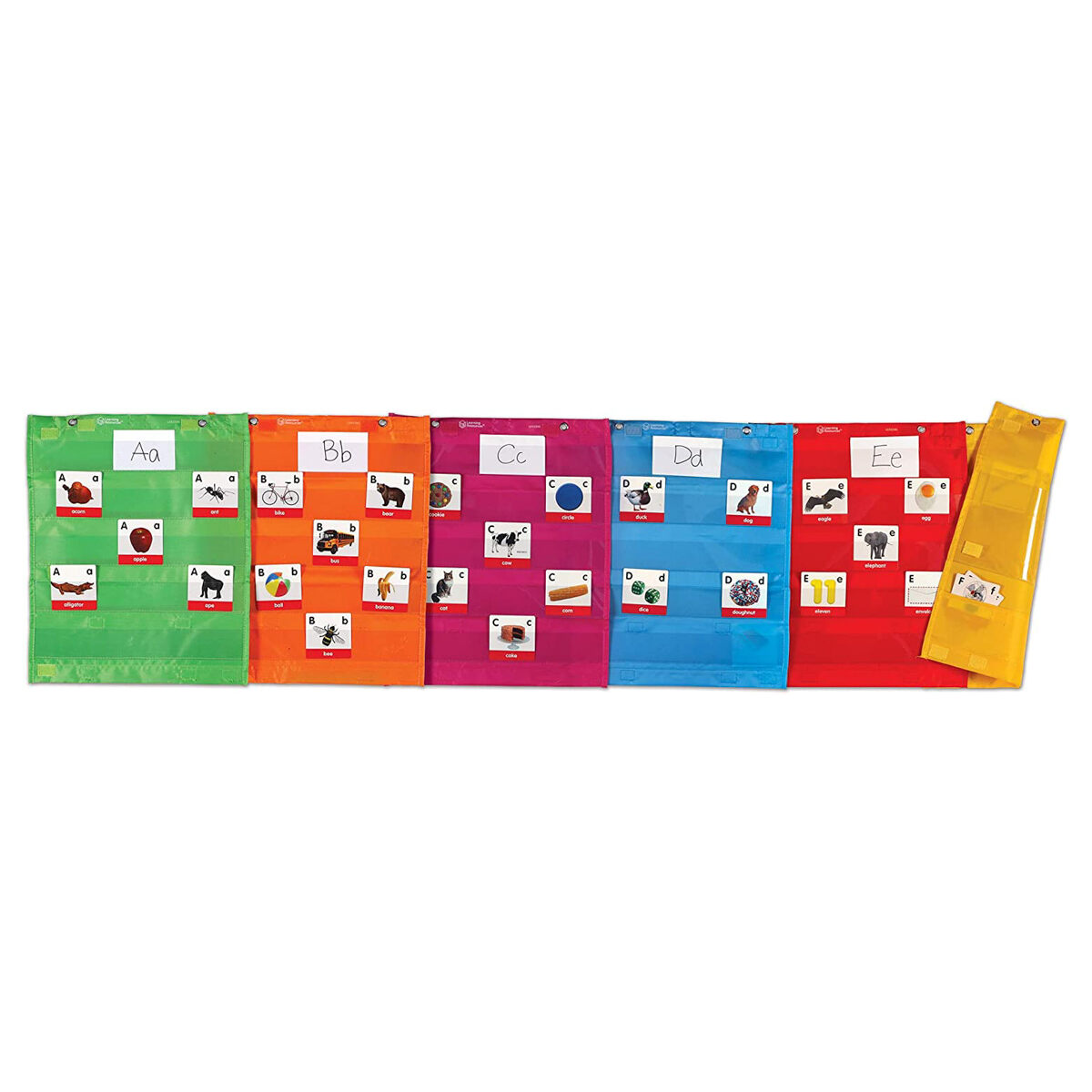Learning Resources LER2386 Magnetic Pocket Chart Squares All Grades (Set of 6) - Image 2