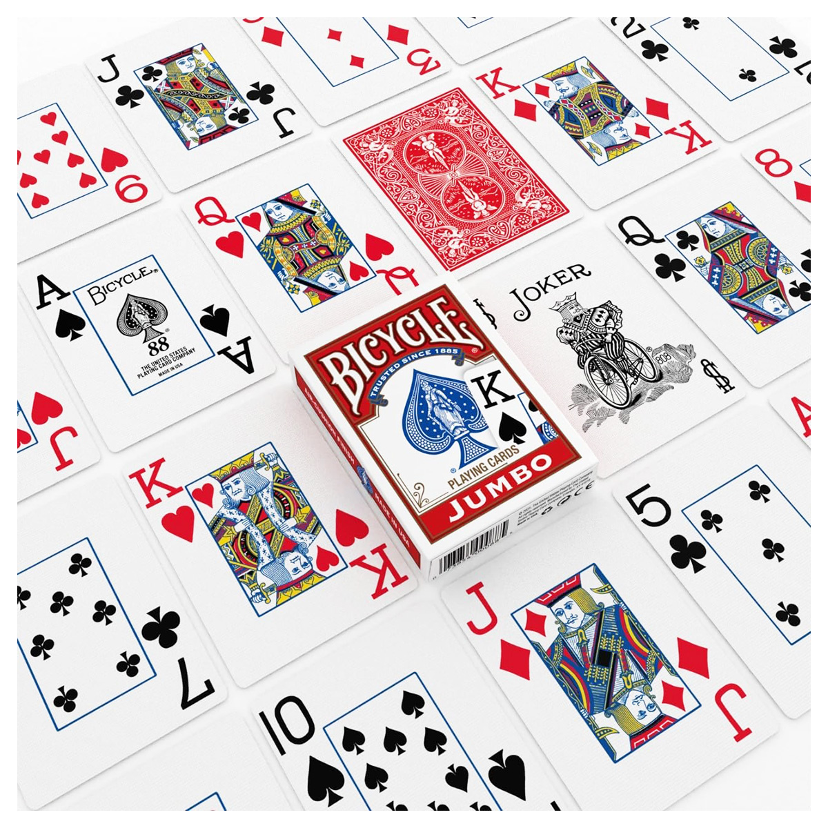 Bicycle Playing Cards Standard Poker Deck Air Cushion Finish Premium 2 Pack - Image 2