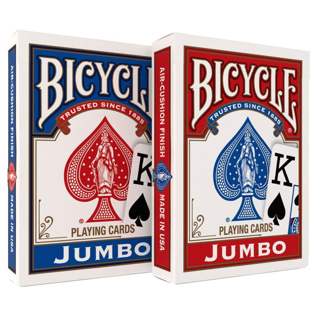 Bicycle Playing Cards Standard Poker Deck Air Cushion Finish Premium 2 Pack - Image 1