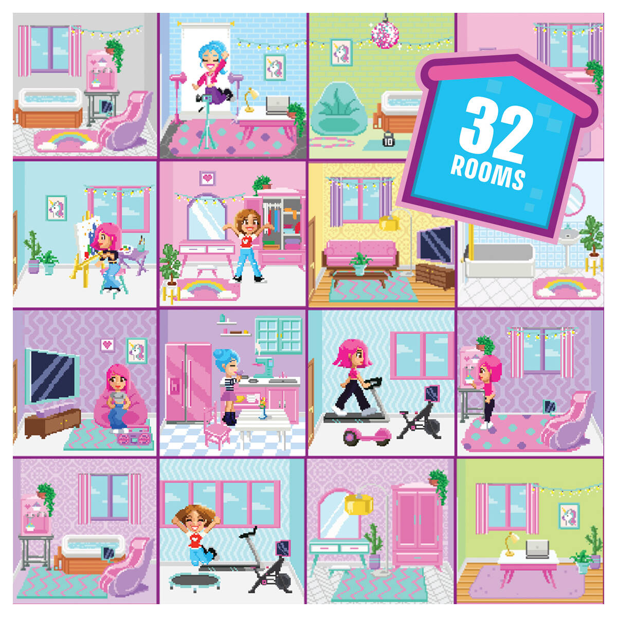 その他 pixel stars Pixel Stars Digital Dreamhouse Interactive Digital Toy Brand
